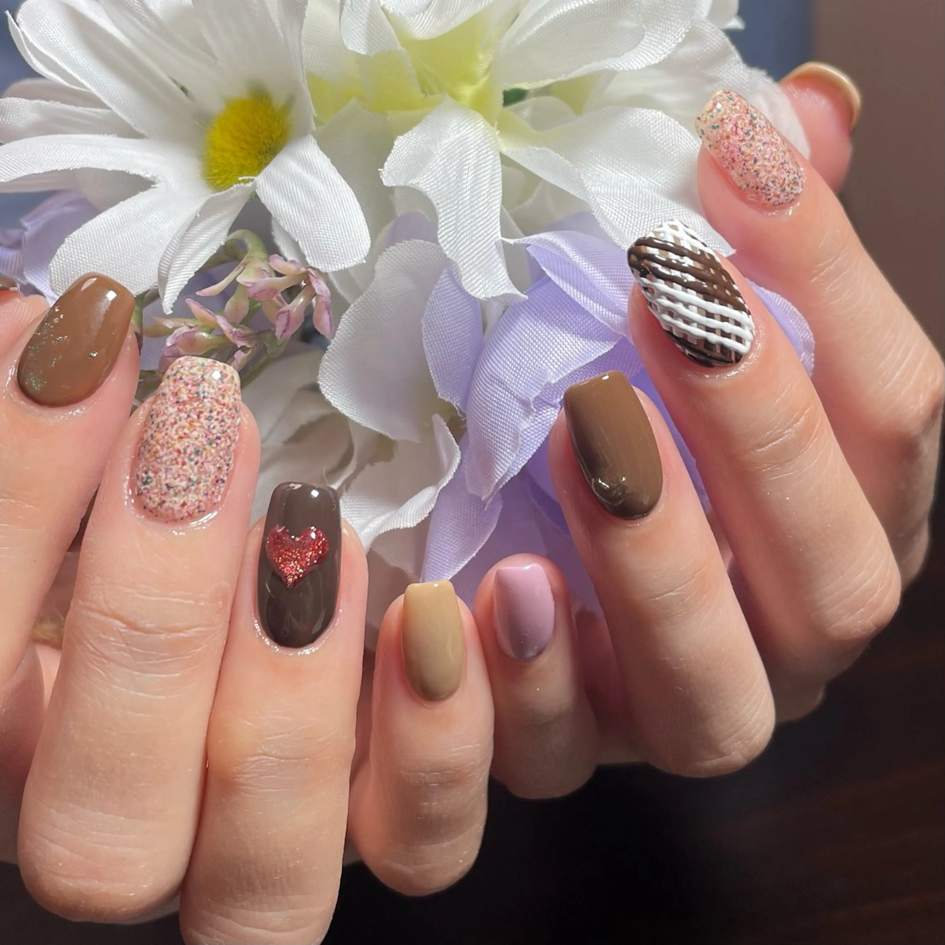 ネイル nail　milky 〜深夜にもネイル〜のネイルデザイン