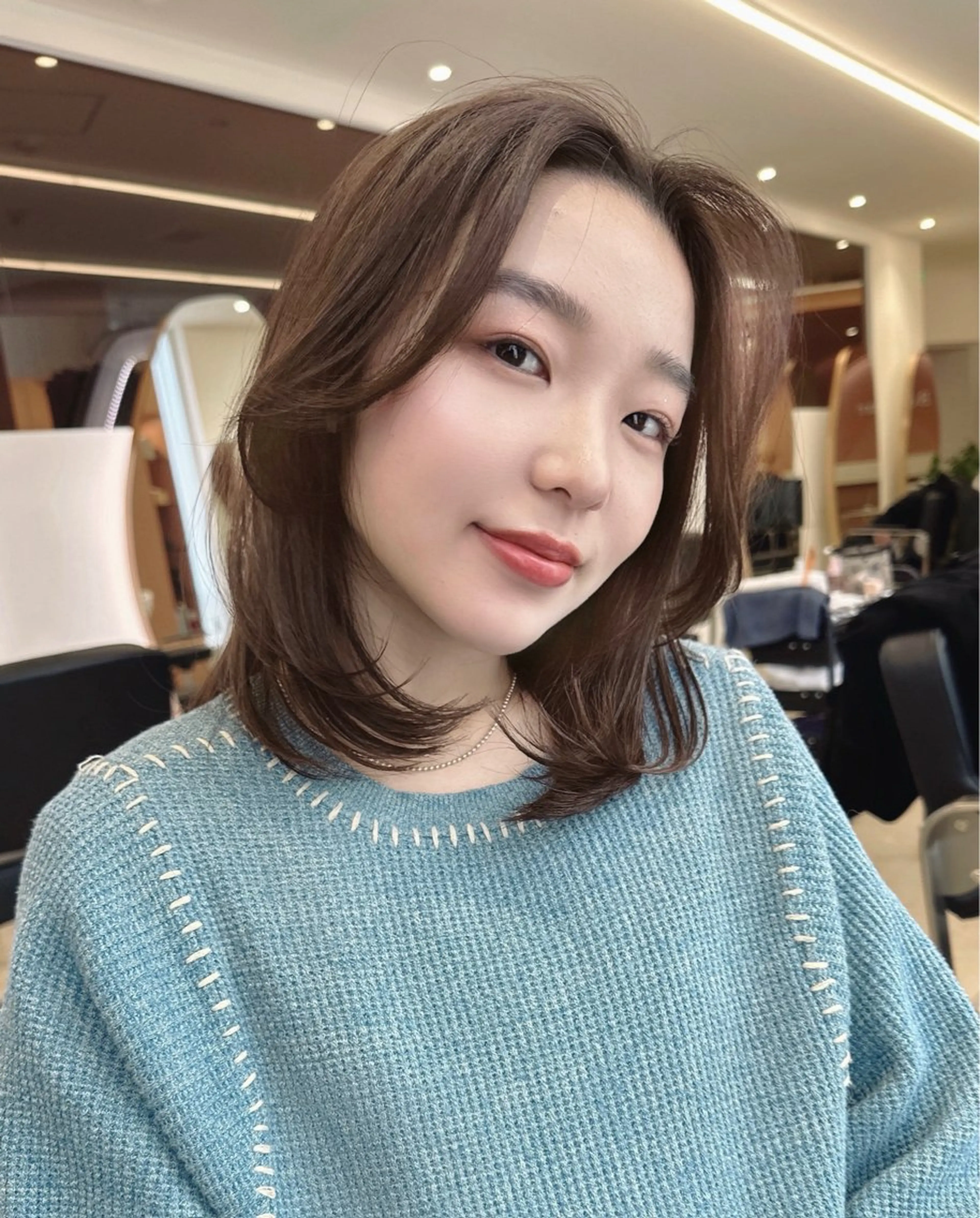 ミディアム カット ノンダメージ 🥑mikubanのヘアスタイル