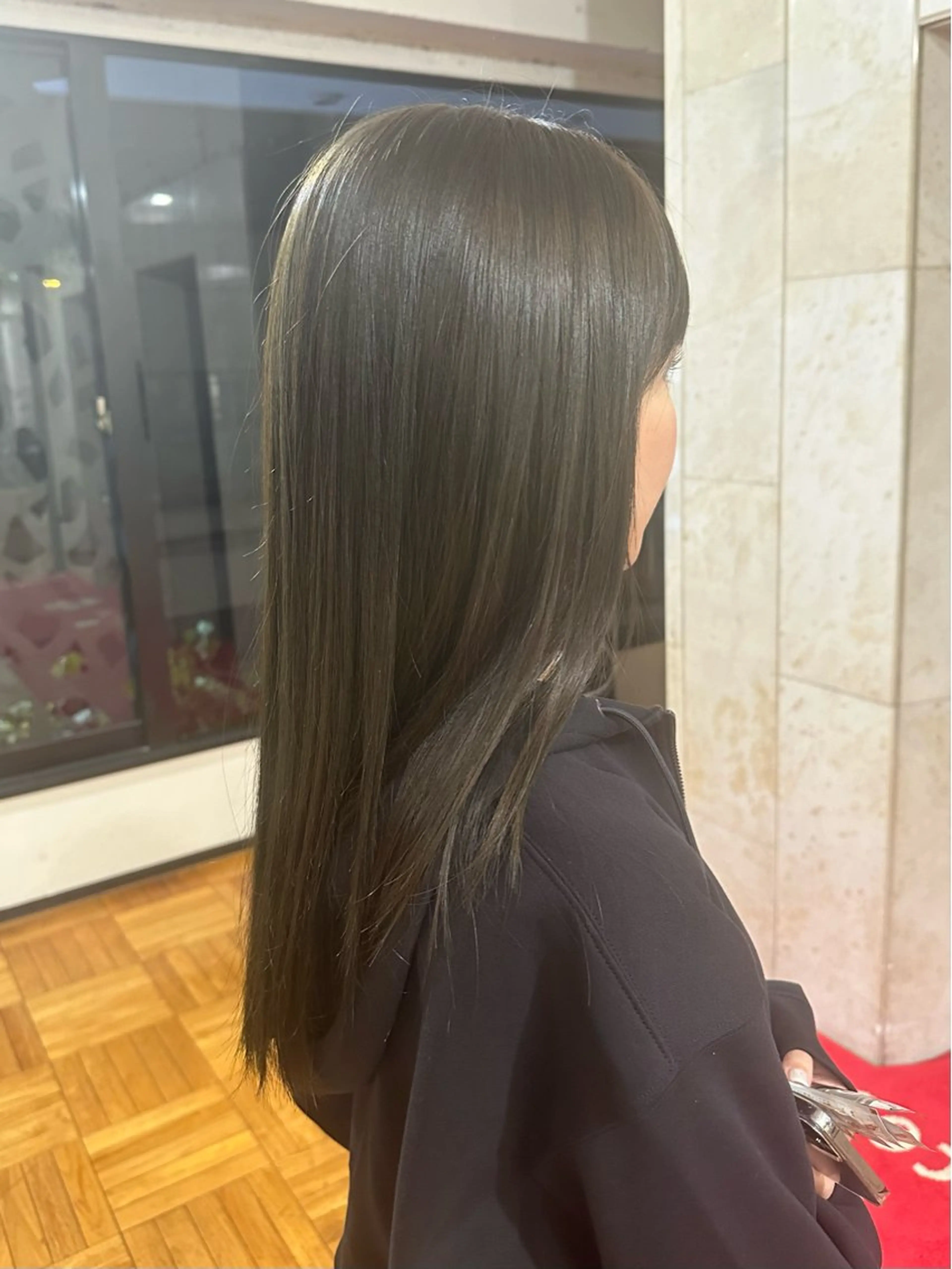 透明感カラー➕トリートメントの写真