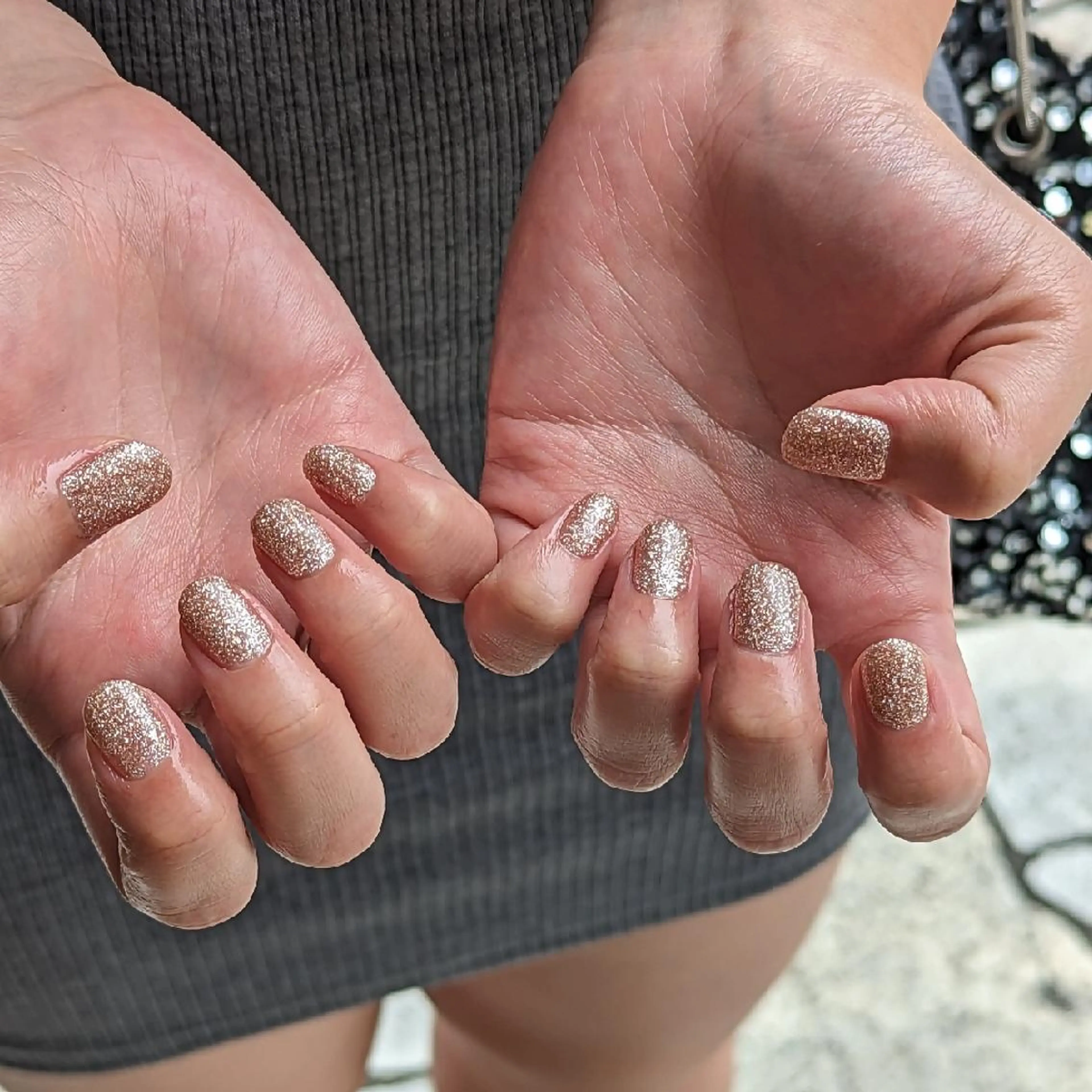 ネイル キラキラネイル ラメ(グリッター) ナリタ・ マミのネイルデザイン