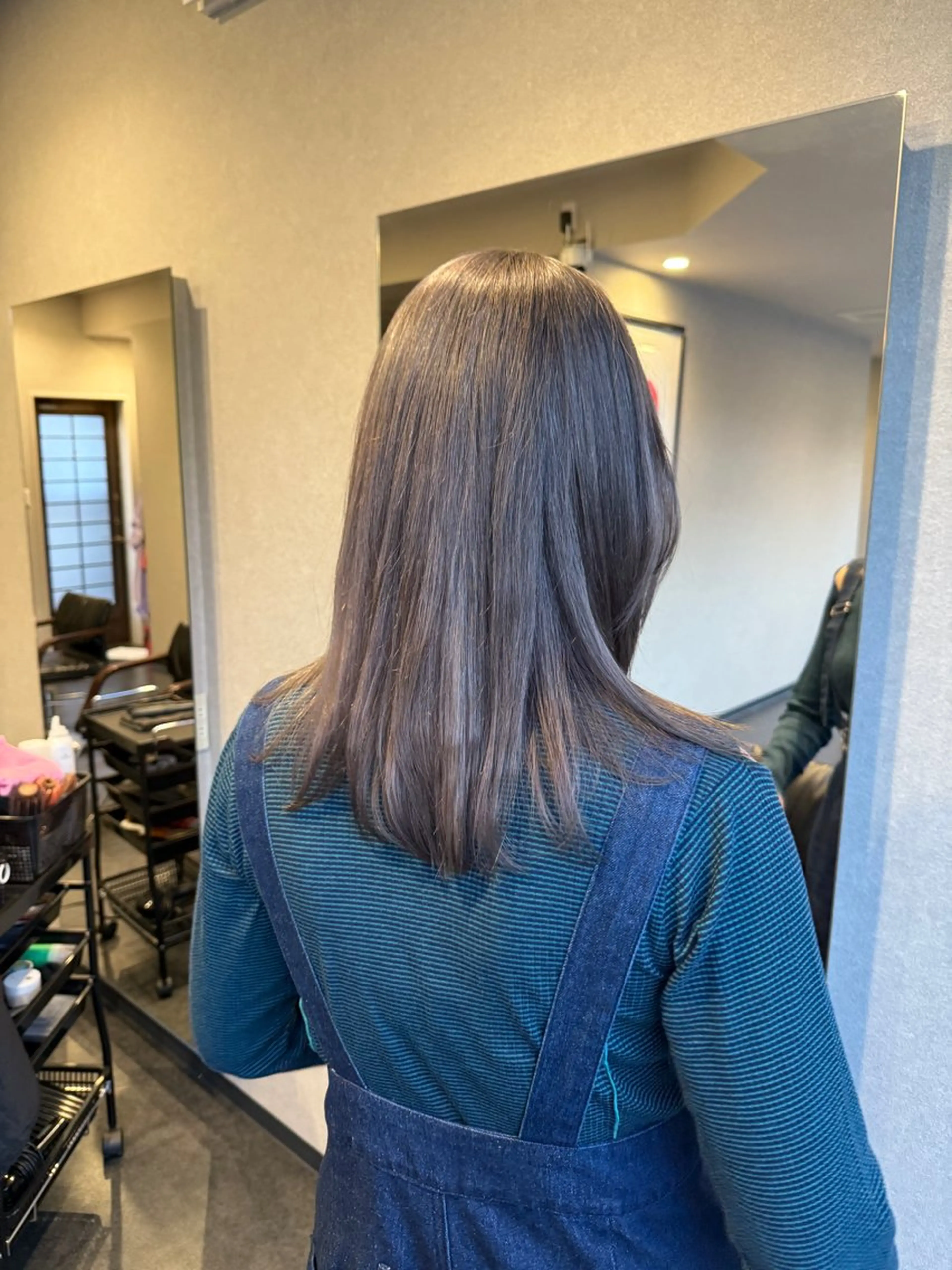 セミロング 髪質改善 トリートメント 髪質改善⚡️カラー 🍀武久 誠🍀のヘアスタイル