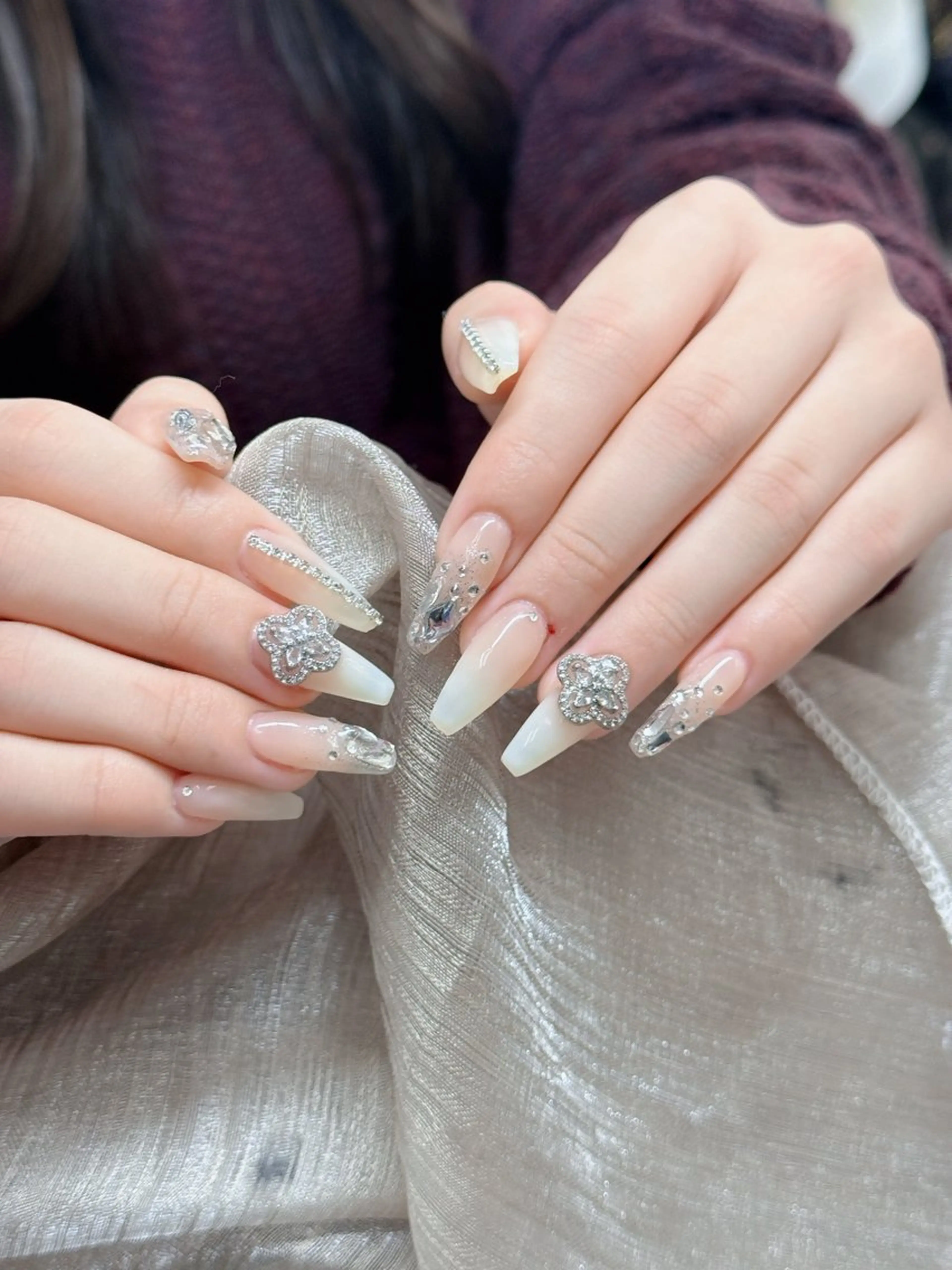 ネイル アートネイル フレンチネイル ジェルネイル 韓国ネイル マグネットネイル ハンドネイル Lenie Nailsのネイルデザイン