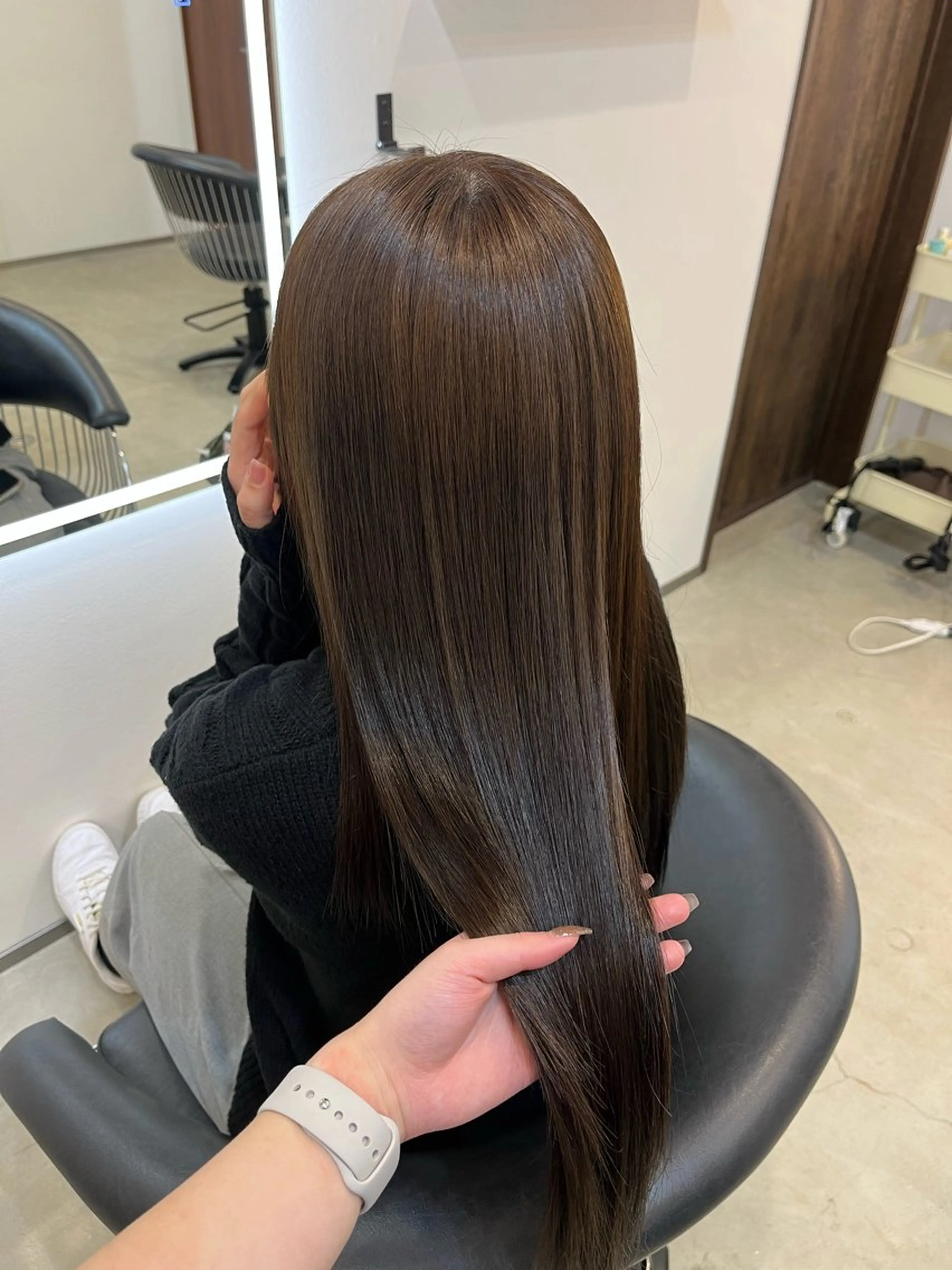 ロング カラー ブラウンカラー ヘアカラー aoi/モデル様 募集中🩵/群馬のヘアスタイル