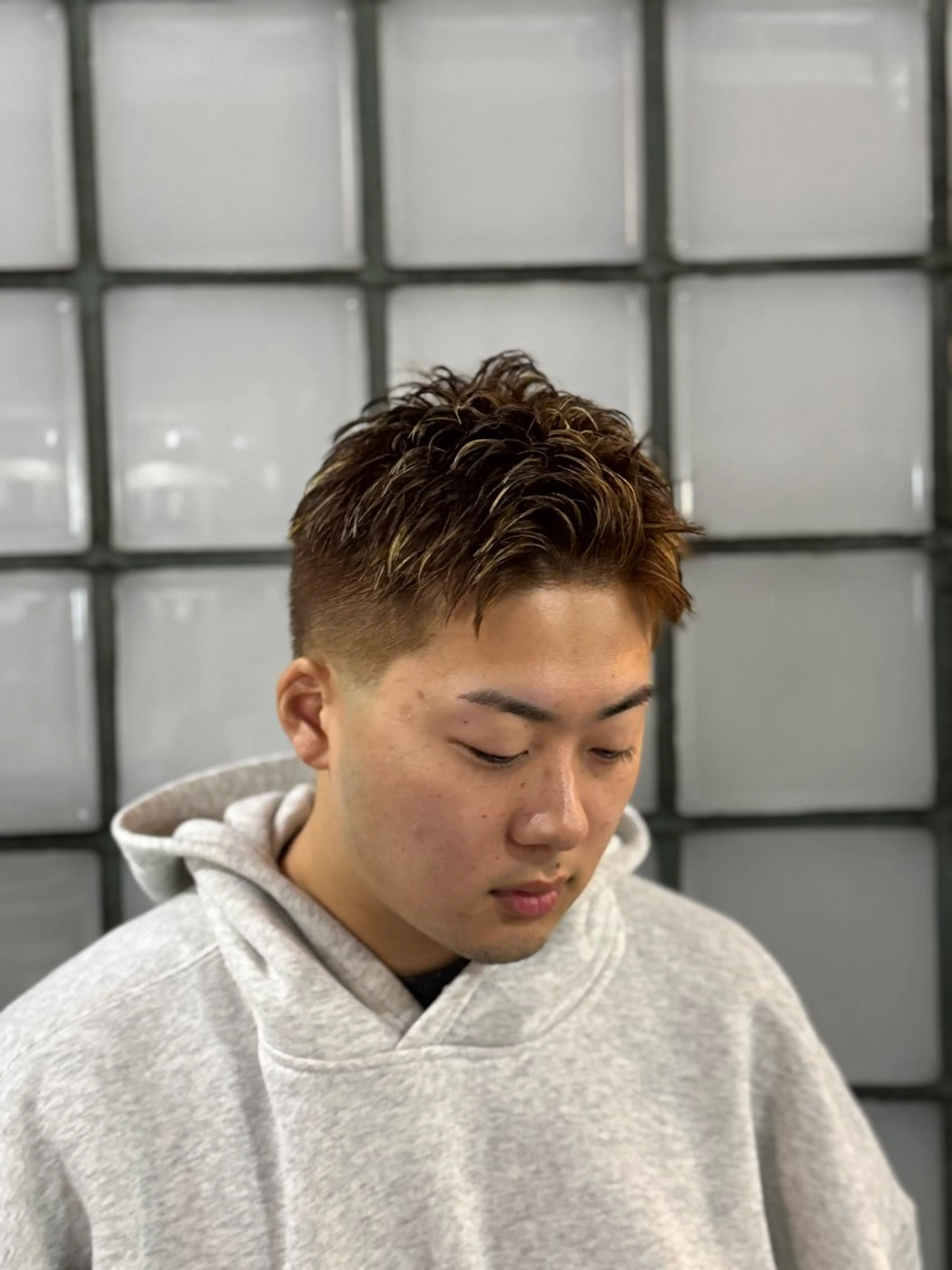 【men's】カット+ワンカラー(白髪染め⭕️)ロング不可❌の写真