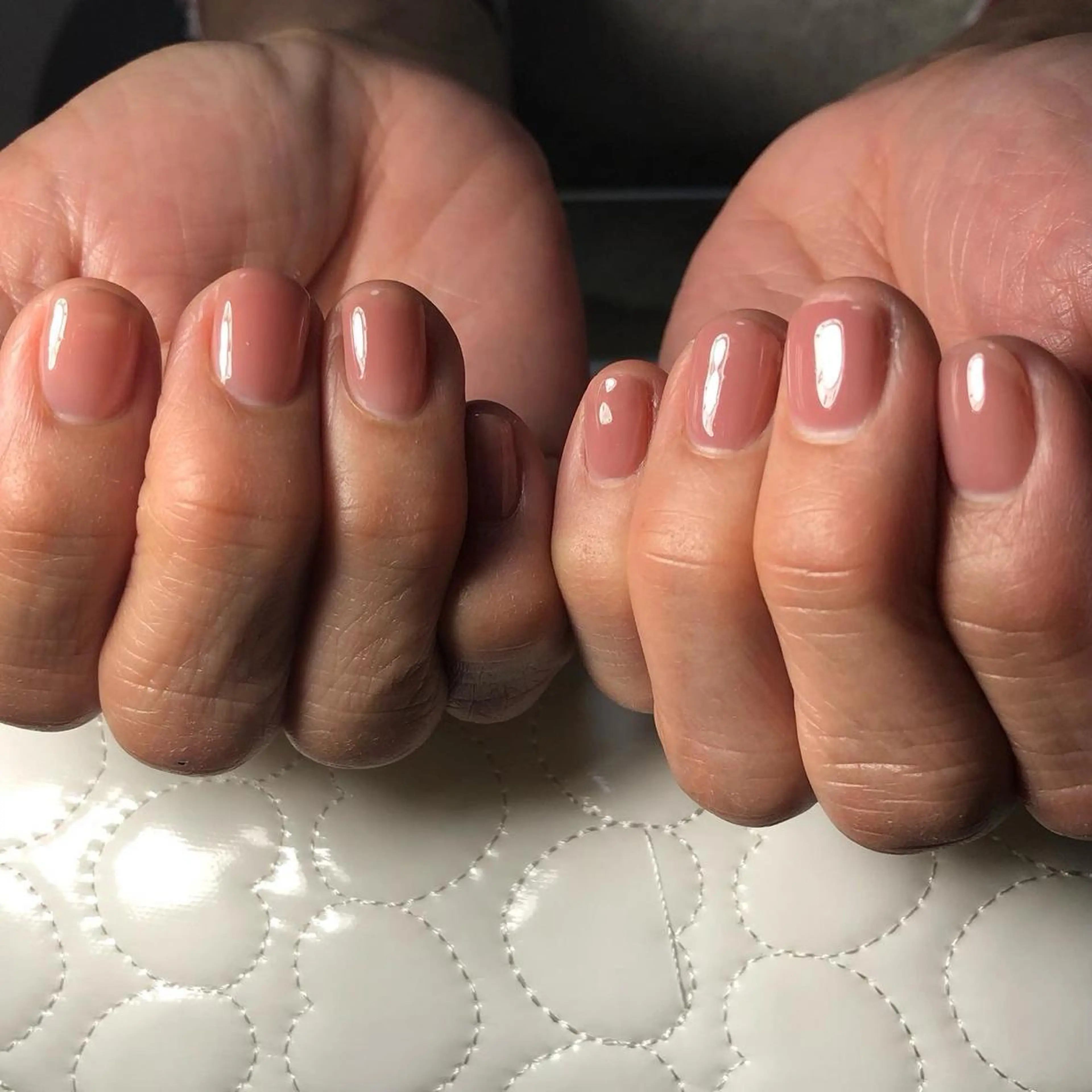 ネイル オフィスネイル ワンカラーネイル ピンク M&Y nailsalonのネイルデザイン