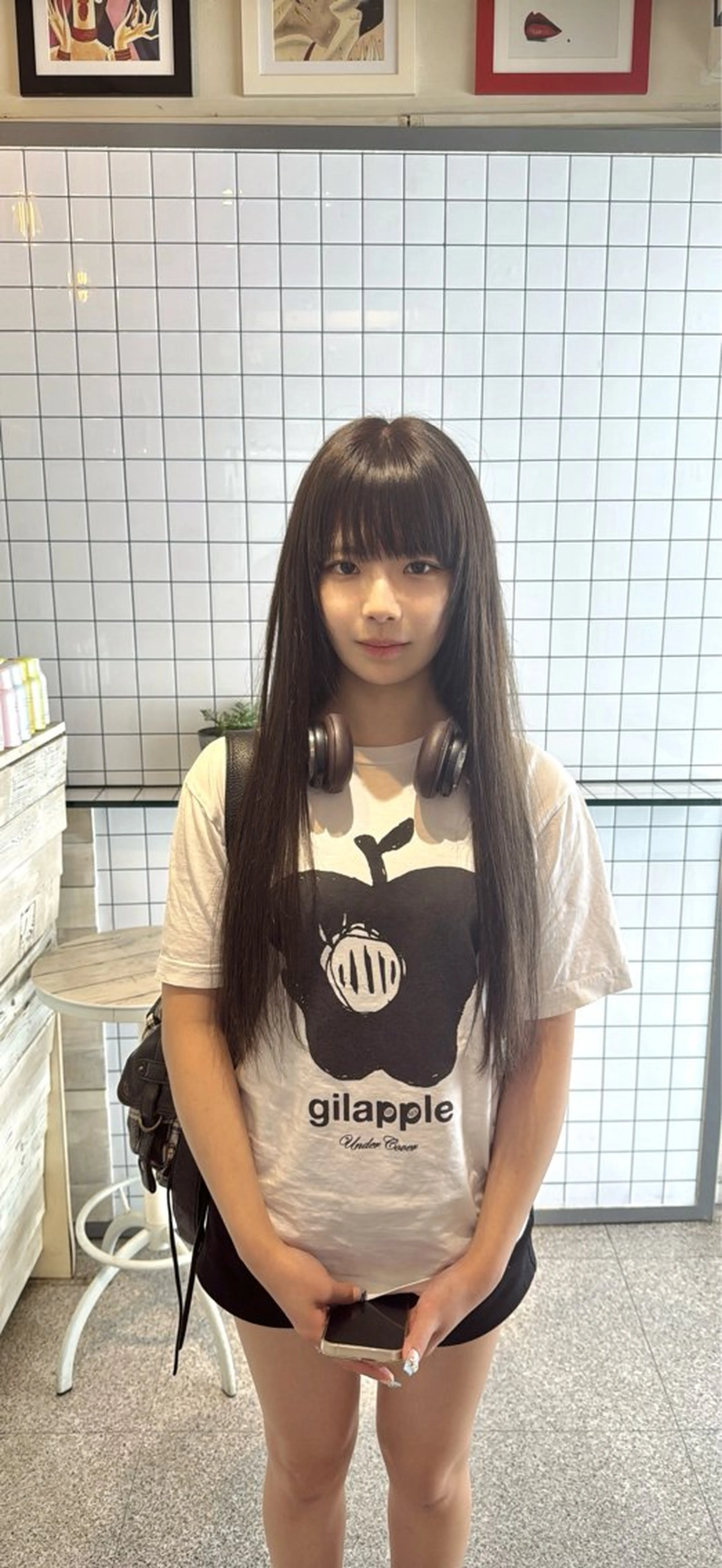 【人気no.2】赤字覚悟の！黒髪 茶髪限定人毛100% カラー＋編み込みエクステの写真