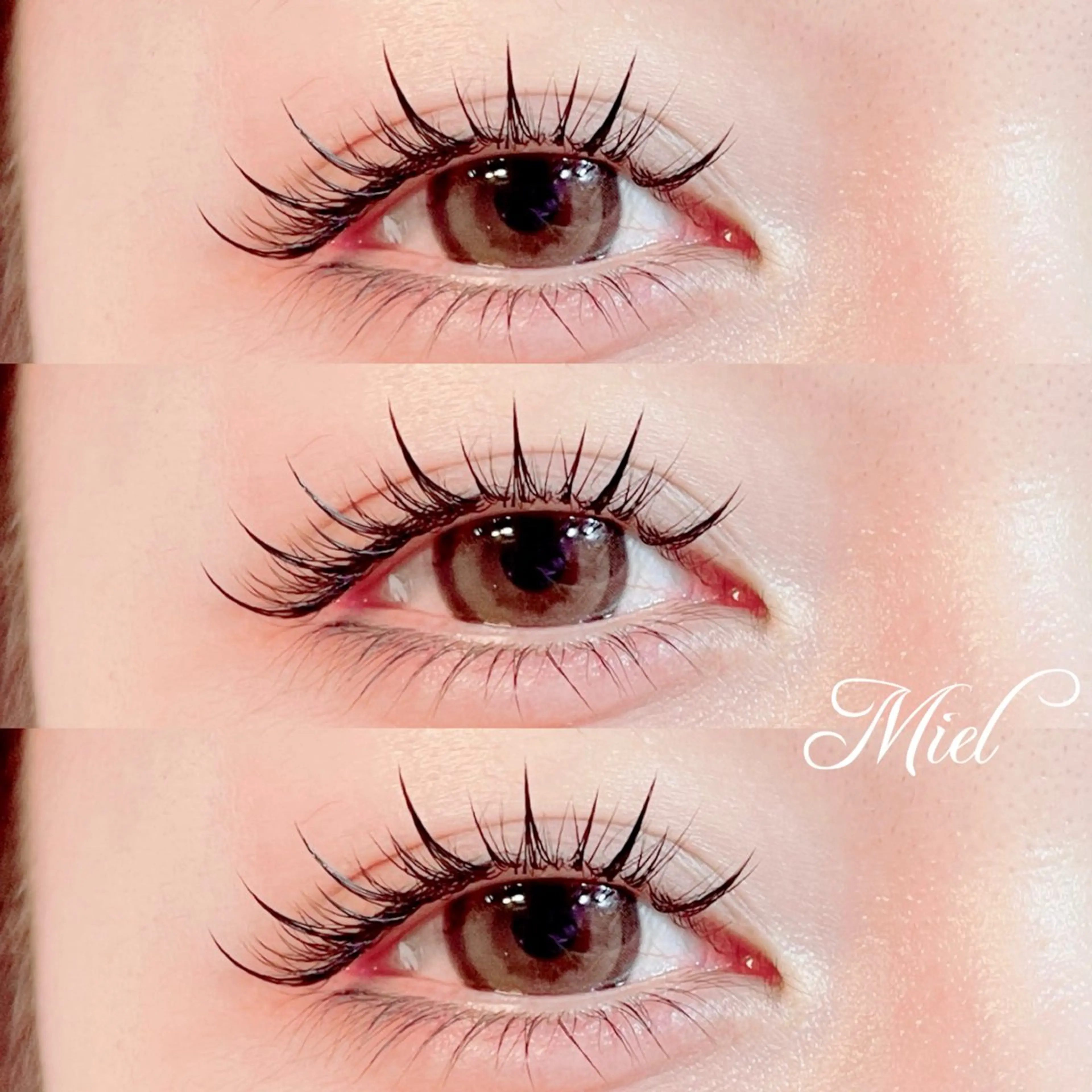 マツエク・マツパ カラーマツエク フラットラッシュ ボリュームラッシュ ワンホンマツエク Mori ✨Mystical✨のマツエク・マツパデザイン