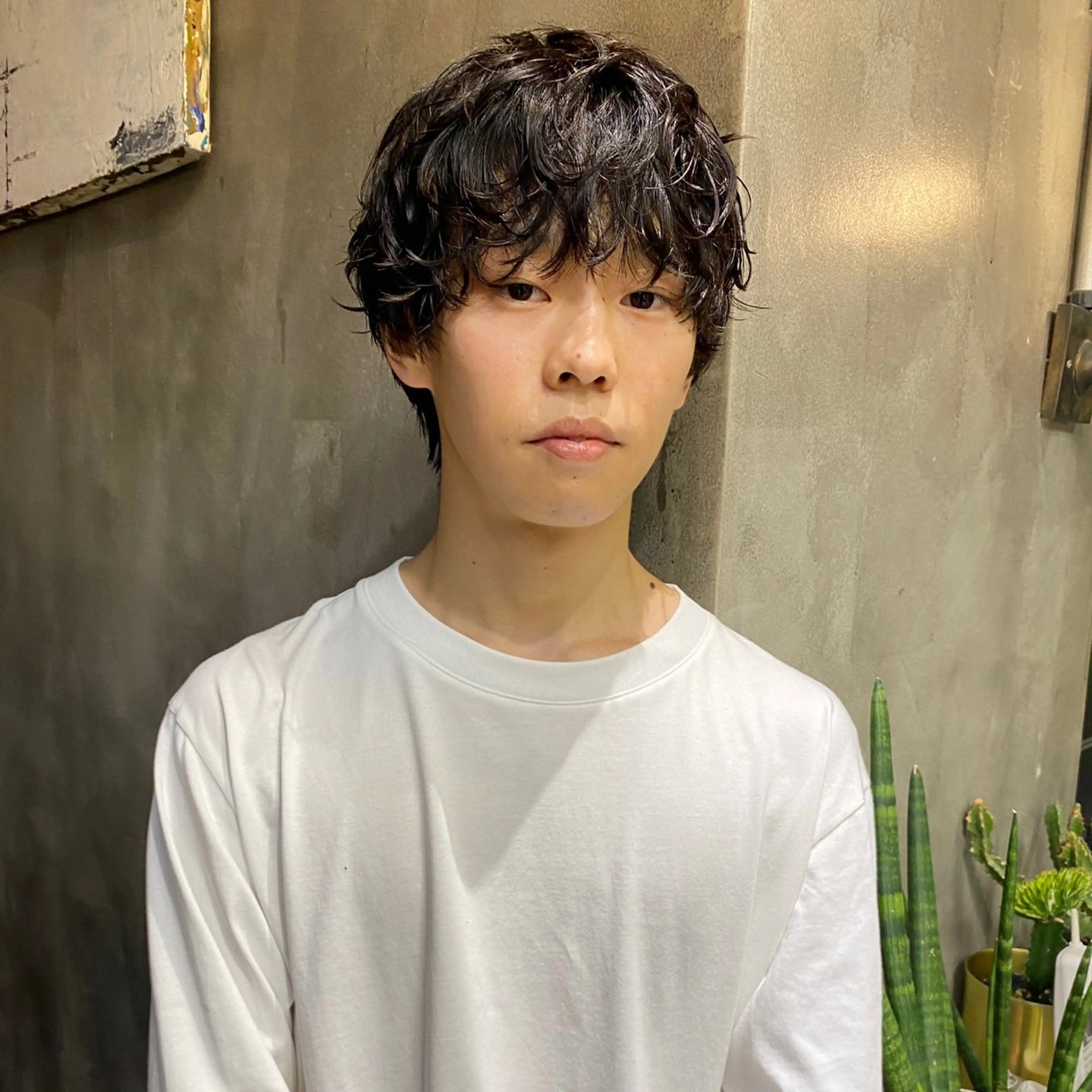 ショート パーマ メンズ カット パーマ トリートメント ◽️モードヘア◽️ SHOUTOのヘアスタイル