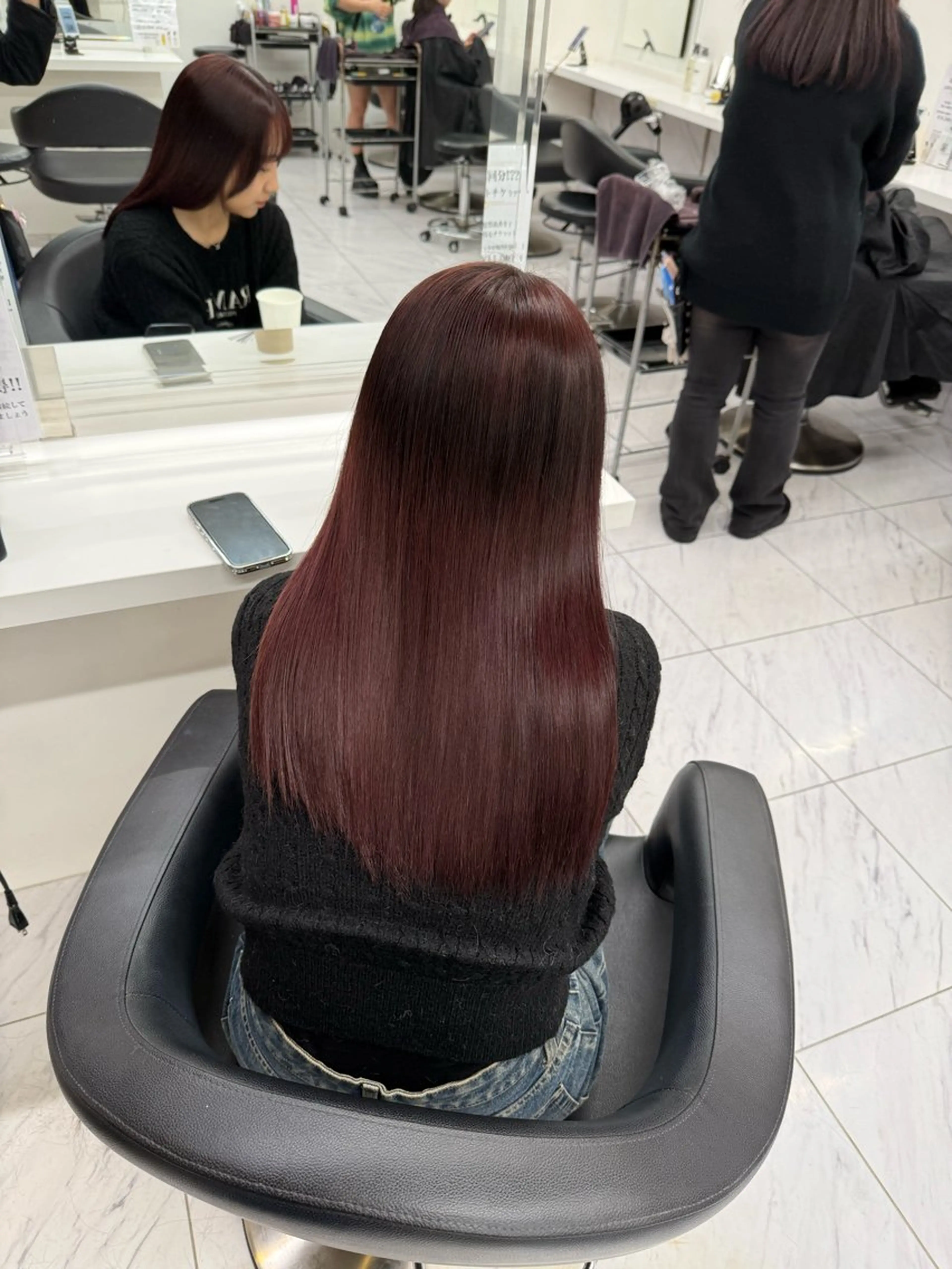 ロング カラー ヘアアレンジ ヘアカラー トリートメント ヘアセット 💗横浜美容室 💗HARUNAのヘアスタイル