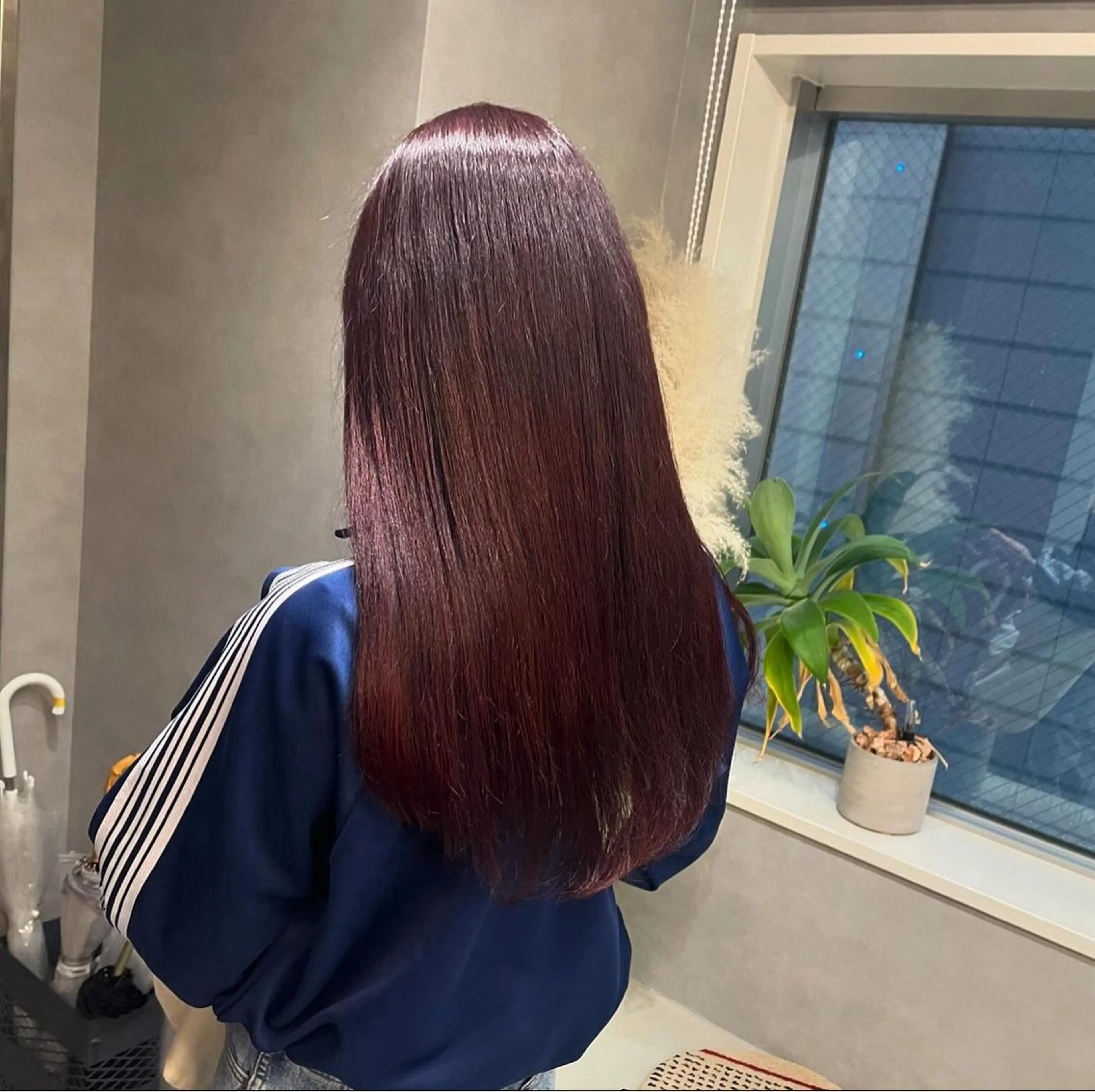 カラー ブリーチ ブリーチなしカラー レッドカラー NAO/ 髪質改善/艶カラーのヘアスタイル