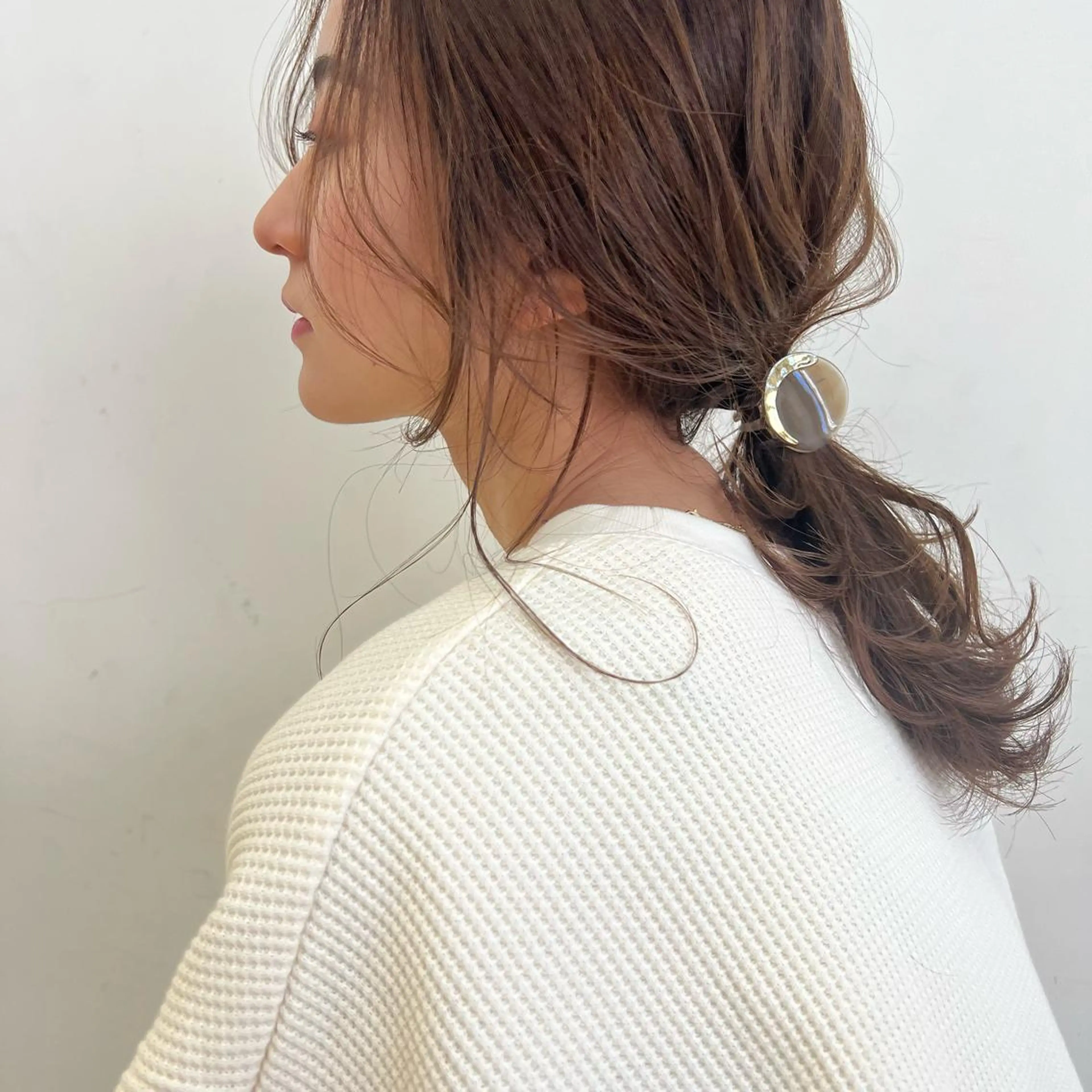 ミディアム カラー ヘアセット 似合わせ.ﾍｱｾｯﾄ 得意🌹井上美沙のヘアスタイル