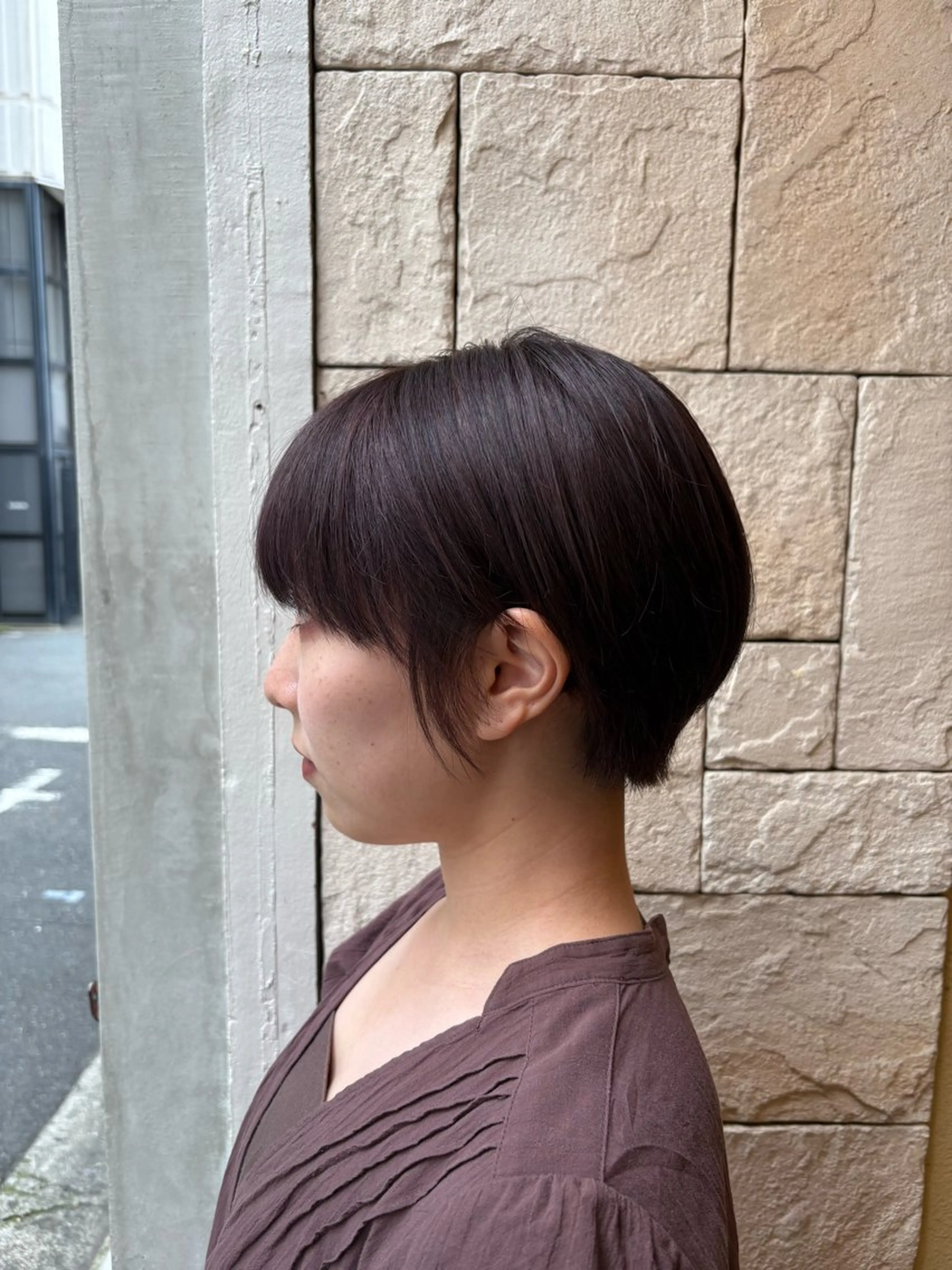 ショート ヘアカラー トリートメント tokute 中野真咲🐺のヘアスタイル