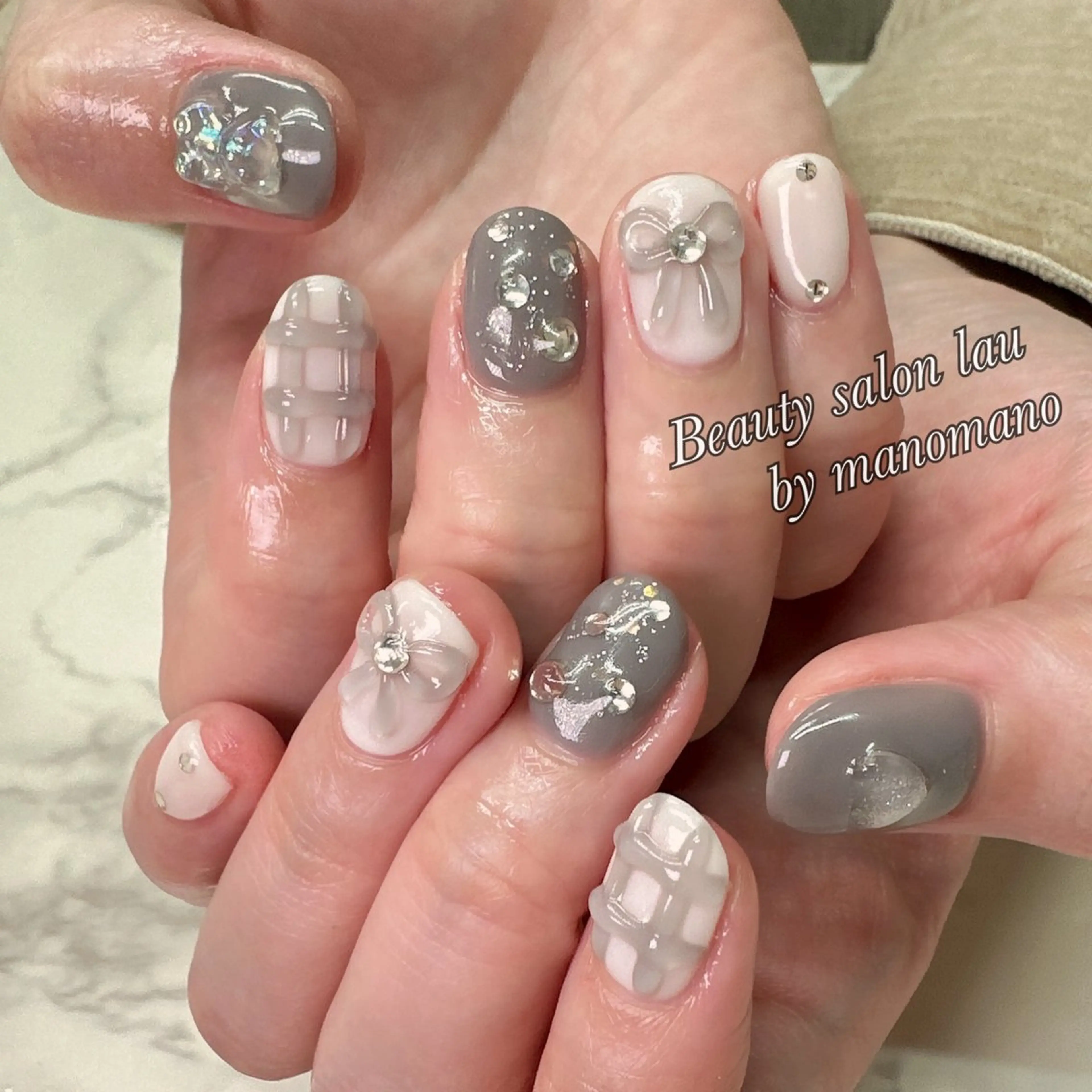 ネイル ハンドネイル ラウバイマノマノ なかざとのネイルデザイン
