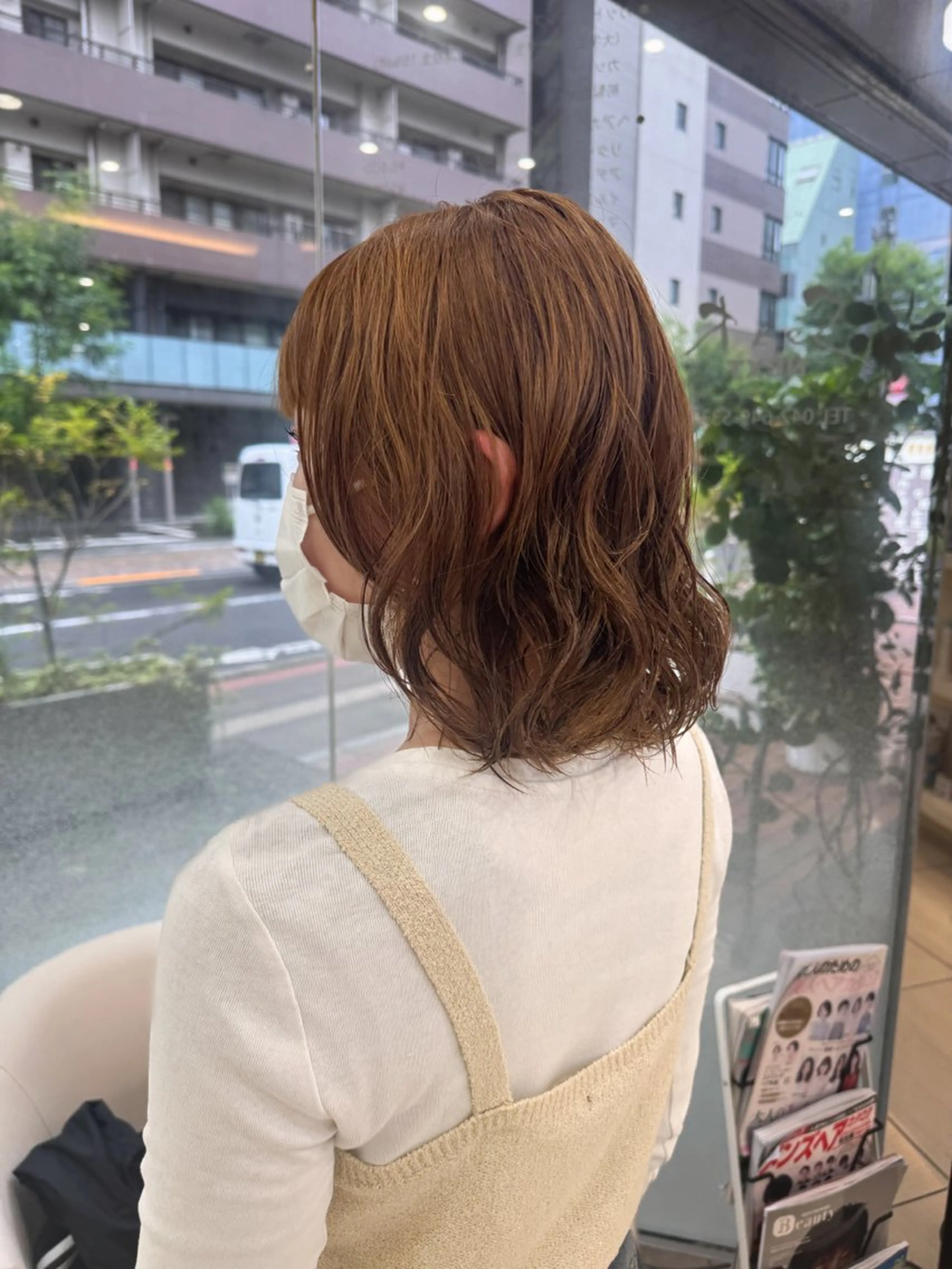 ミディアム パーマ ミディアムパーマ デジタルパーマ カット パーマ Seeknext // Rukaのヘアスタイル