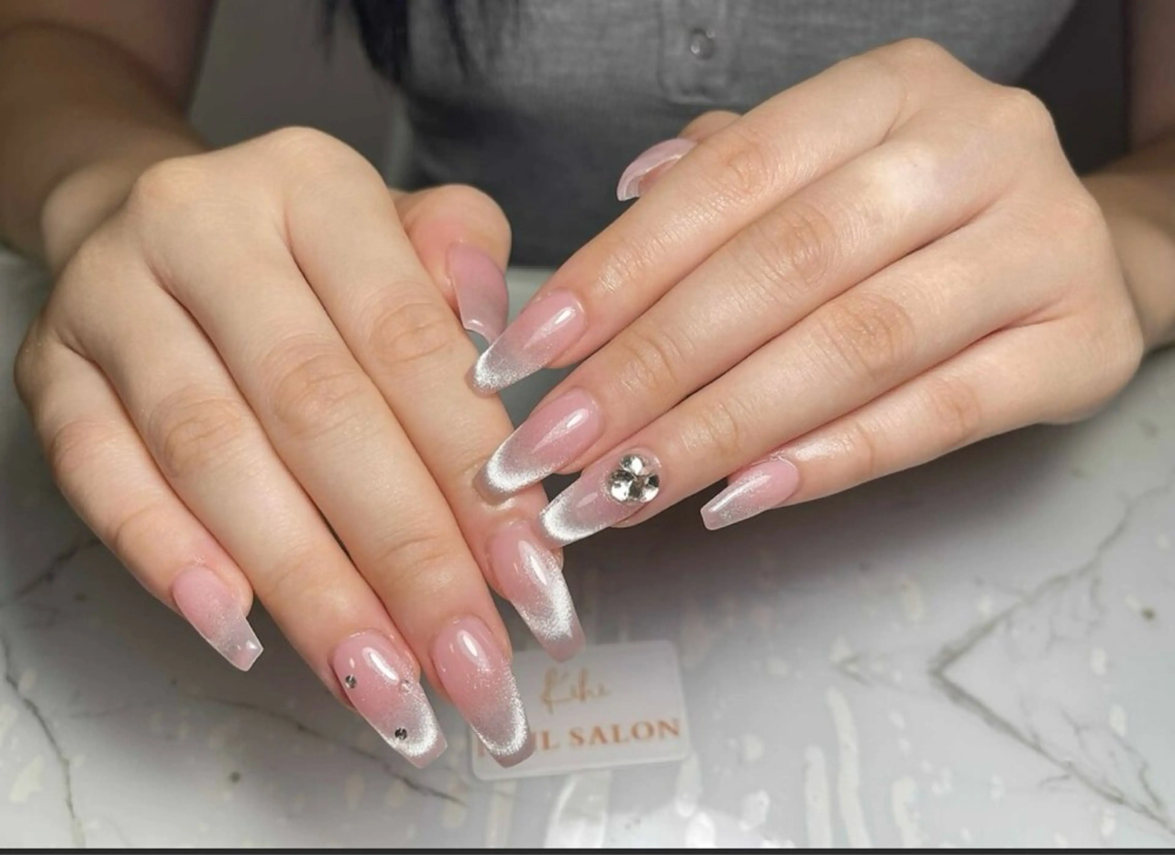 ネイル アートネイル フレンチネイル ジェルネイル グラデーション 韓国ネイル Nail Salon kihi大塚店のネイルデザイン