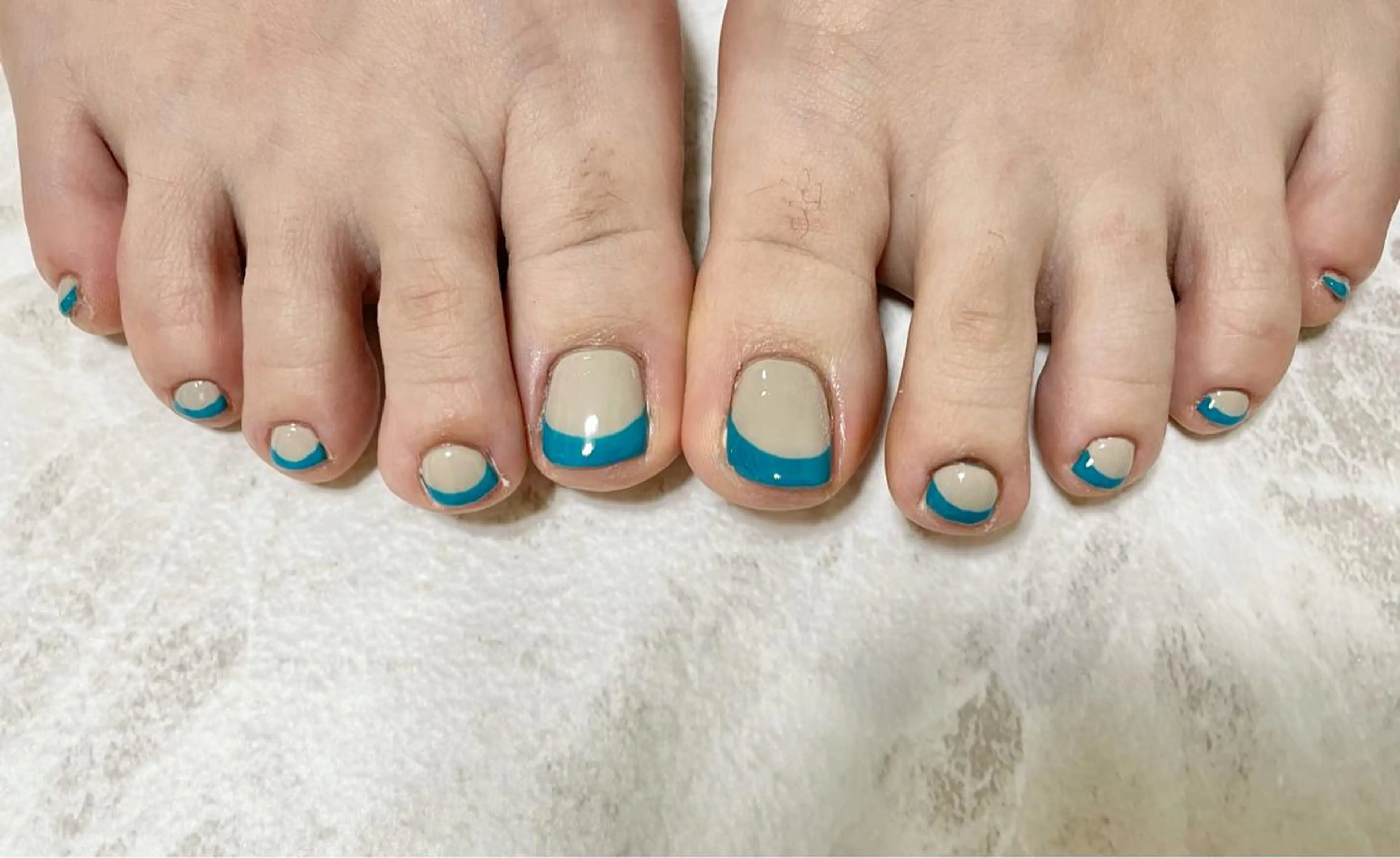 ネイル フットネイル フレンチネイル ジェルネイル Y's nailのネイルデザイン