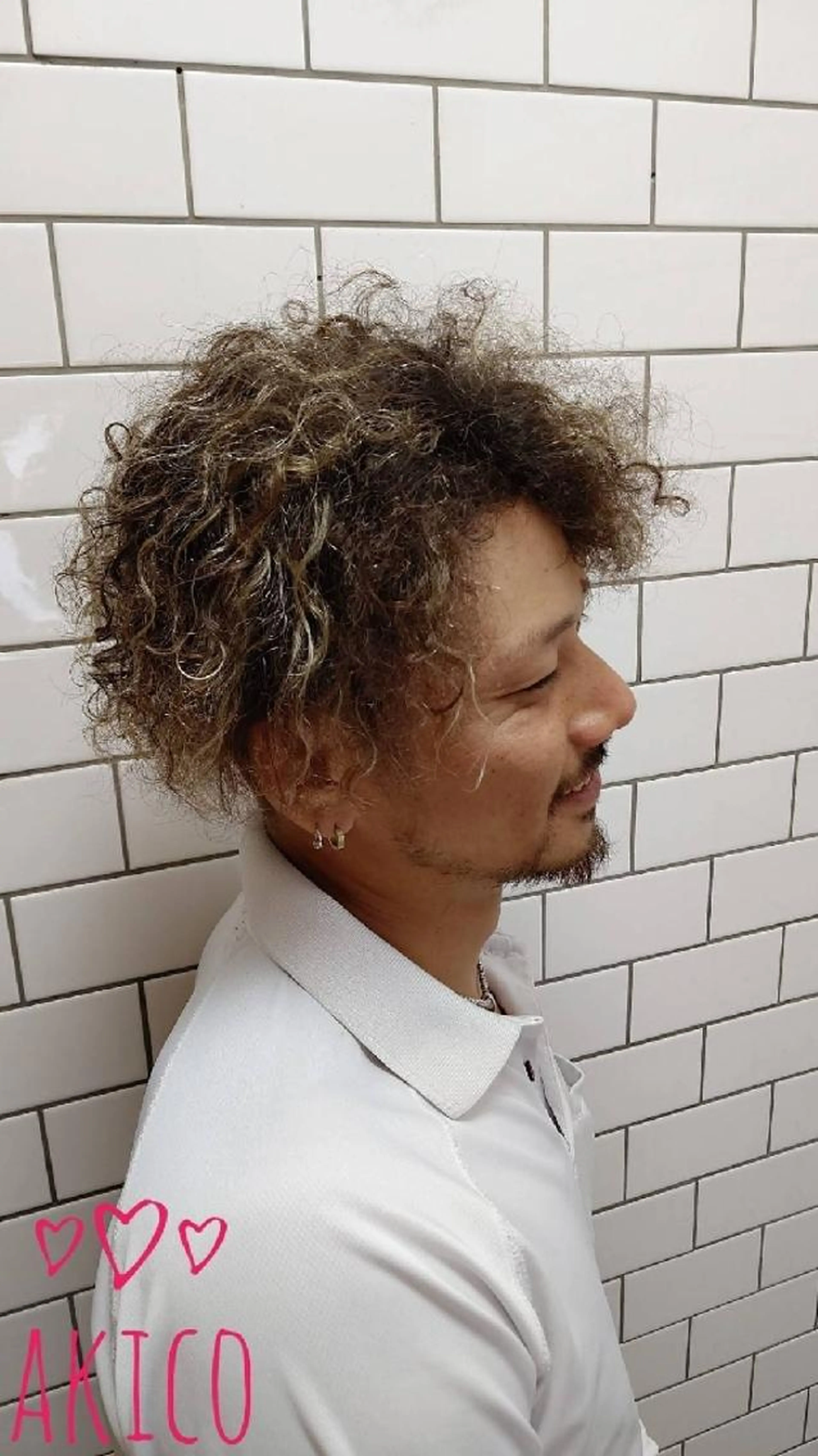 スパイラルパーマの写真