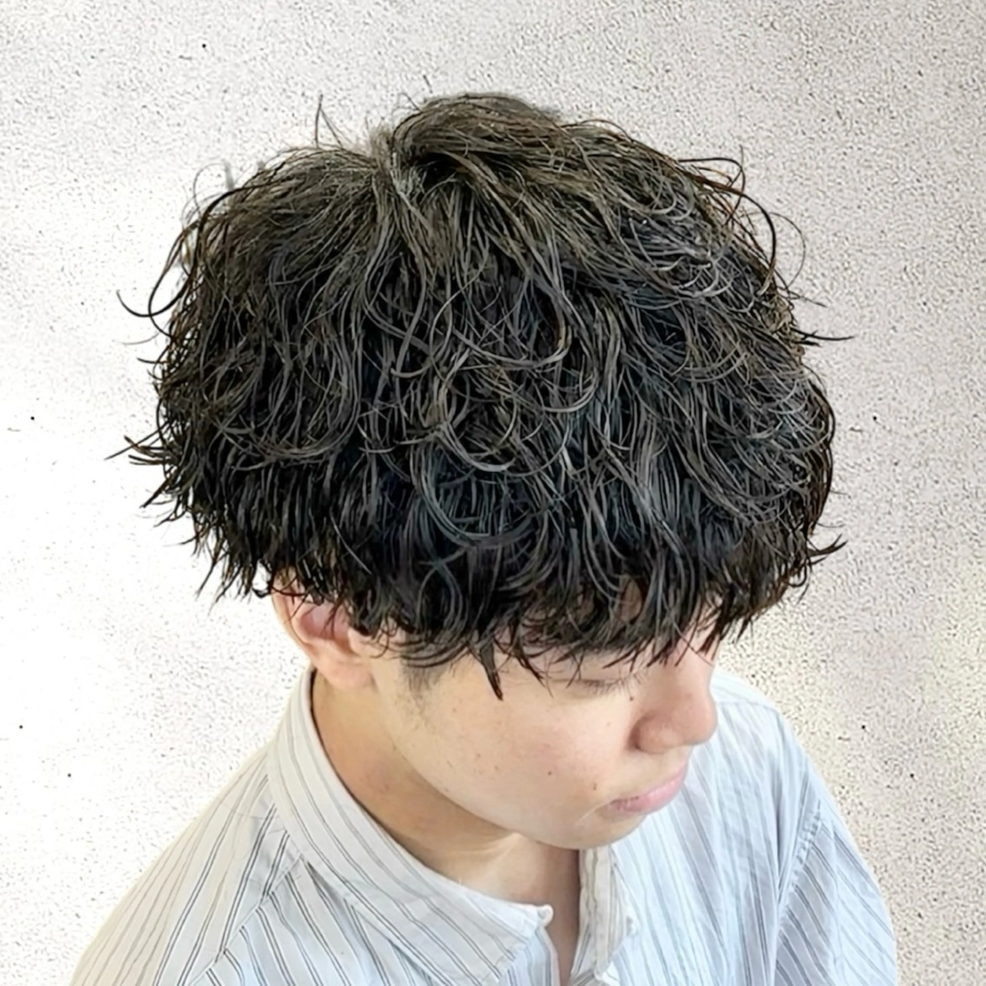 パーマ メンズ メンズパーマ 波巻きパーマ カット パーマ メンズパーマ/新宿/ サイカショウイチのヘアスタイル