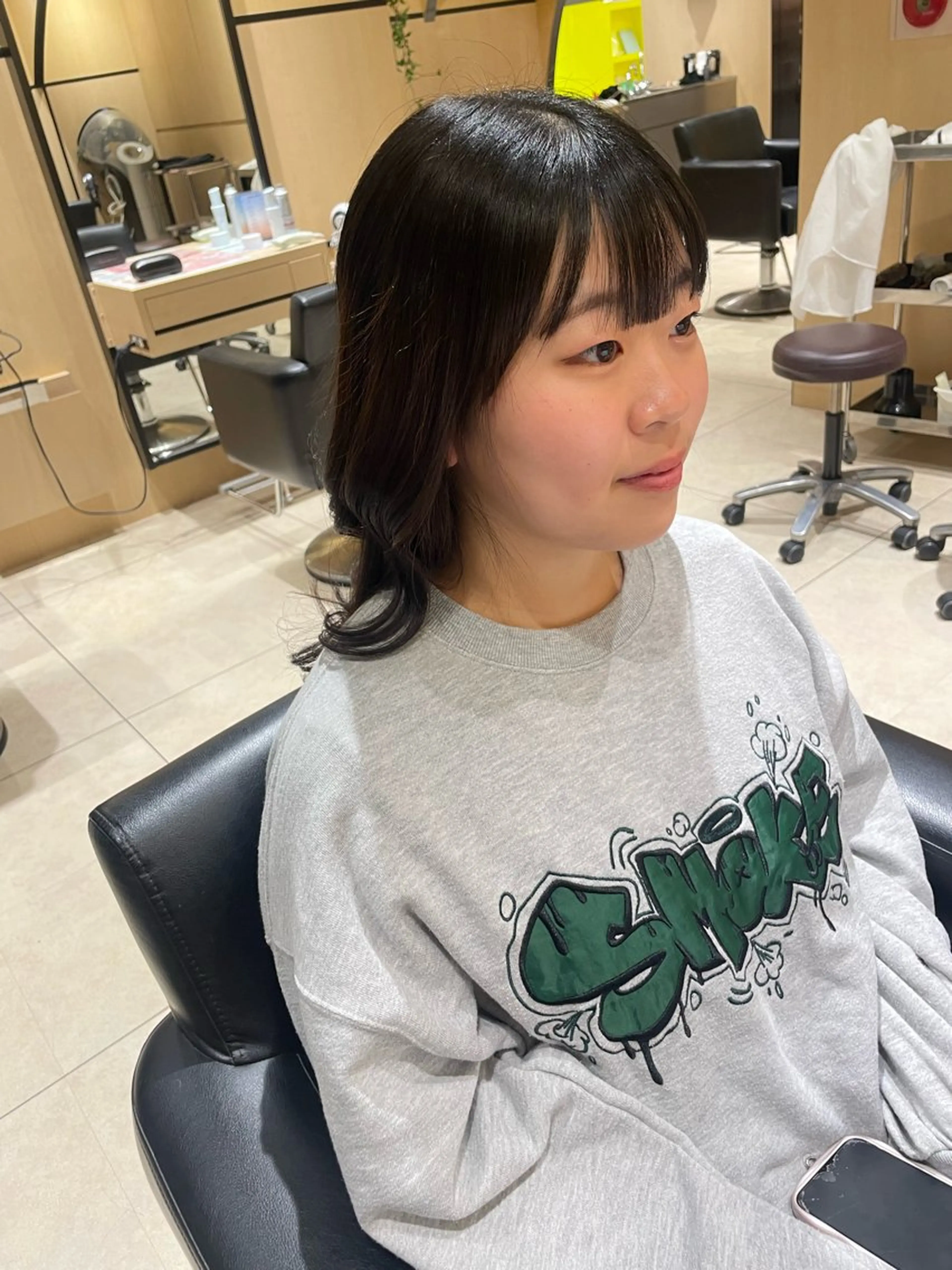 セミロング カラー パーマ ヘアアレンジ 8HAIR / MAYUのヘアスタイル