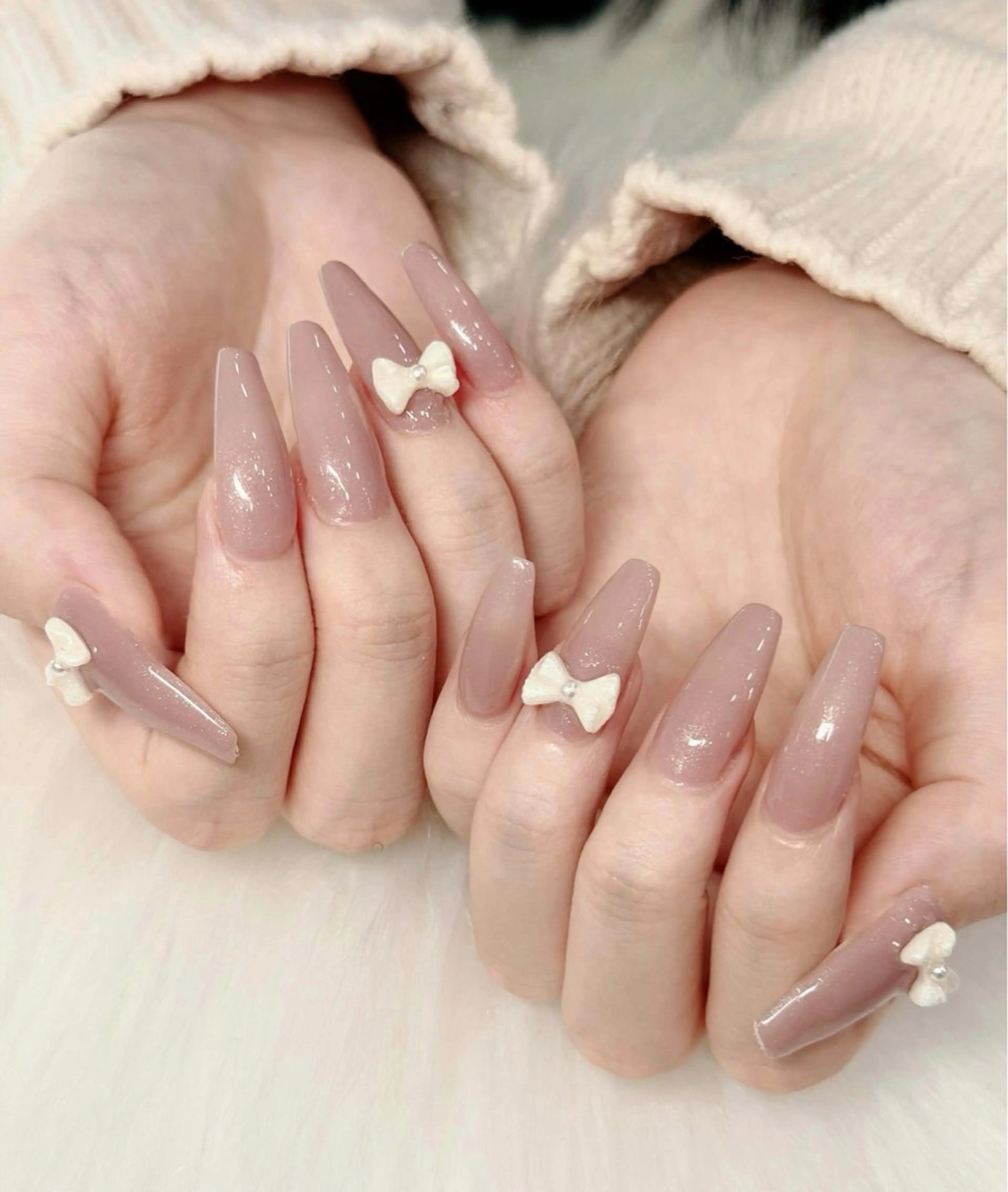 ネイル 長さ出し フレンチネイル 韓国ネイル レース マグネットネイル ハンドネイル yuna ユナのネイルデザイン