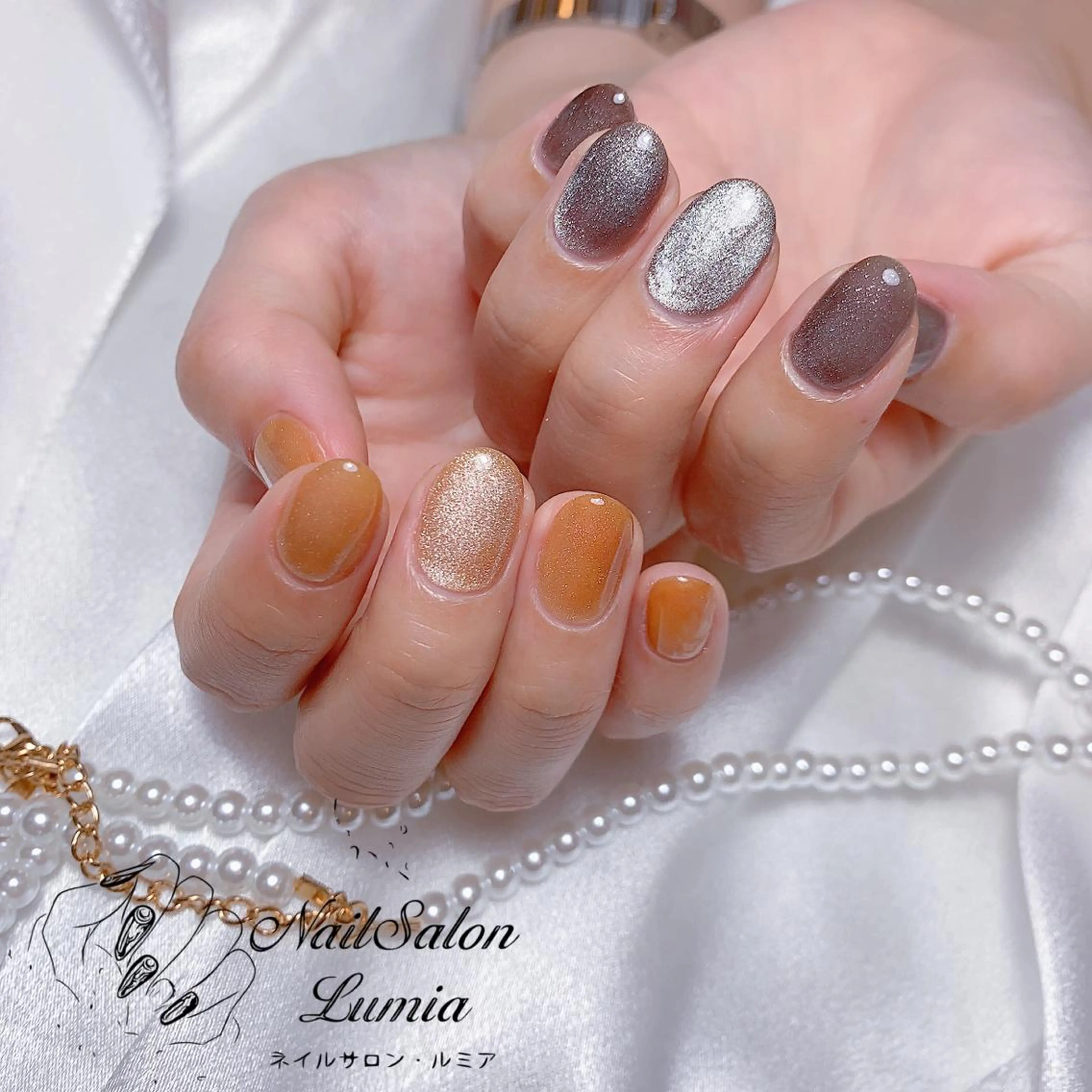 ネイル ハンドネイル ネイルサロン ルミア Lumia 店長のネイルデザイン