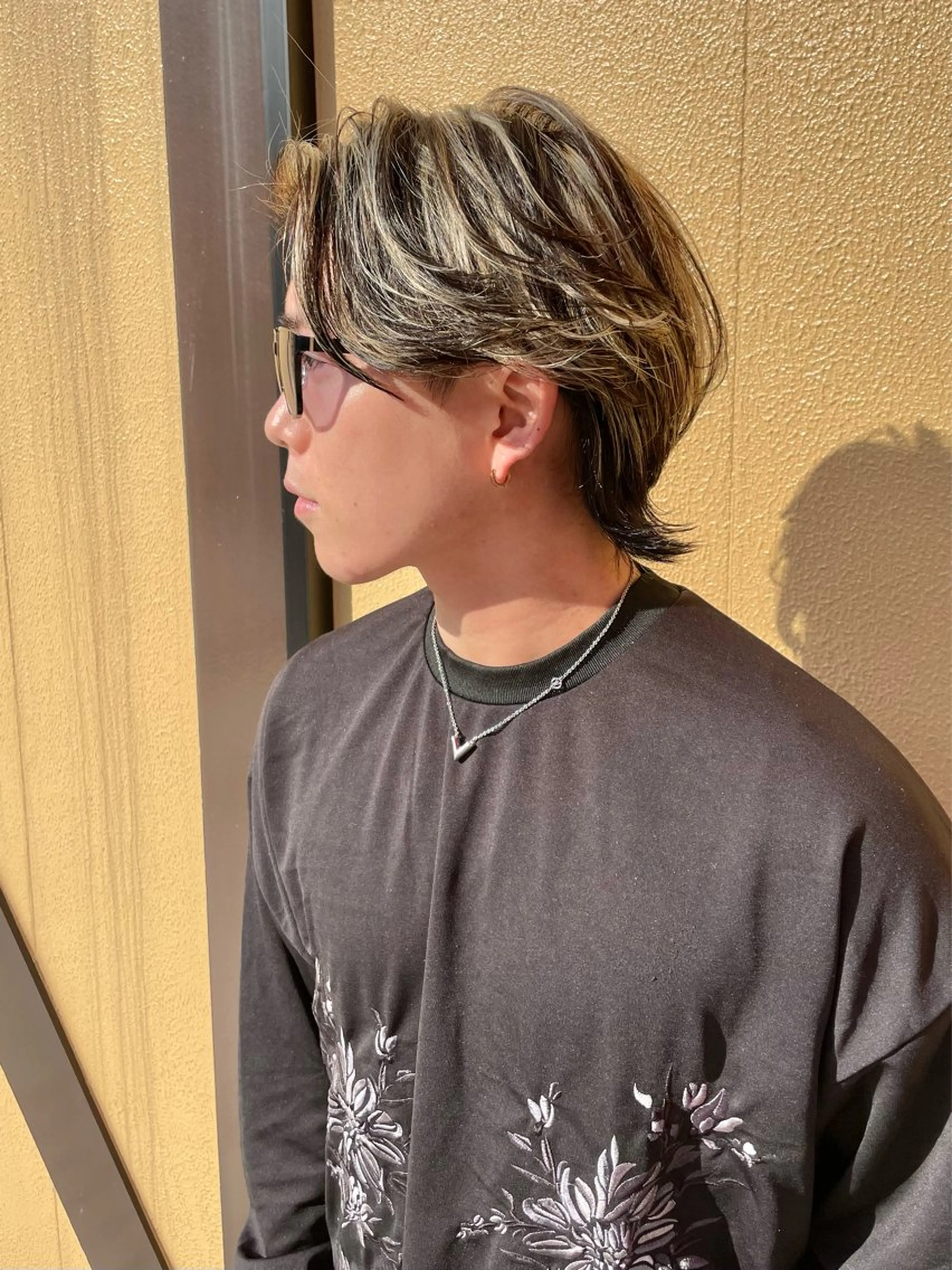 メンズ限定【ミニモ限定価格】カット＋ハイライト(2回ブリーチ)の写真