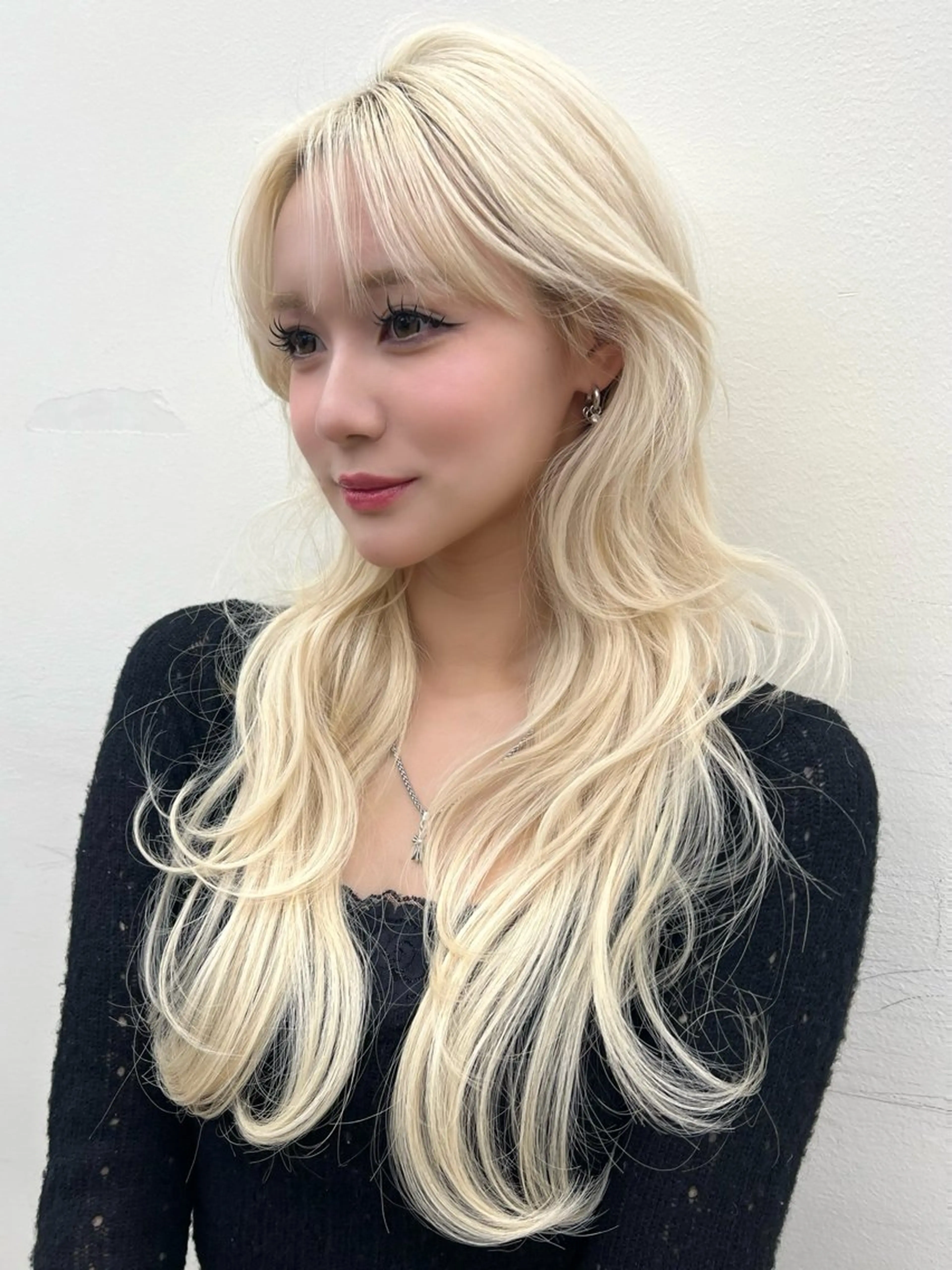 ロング カラー カット ヘアカラー belle   表参道　terrace所属・抜きっぱなしブロンド /ハイトーン/カナタのヘアスタイル