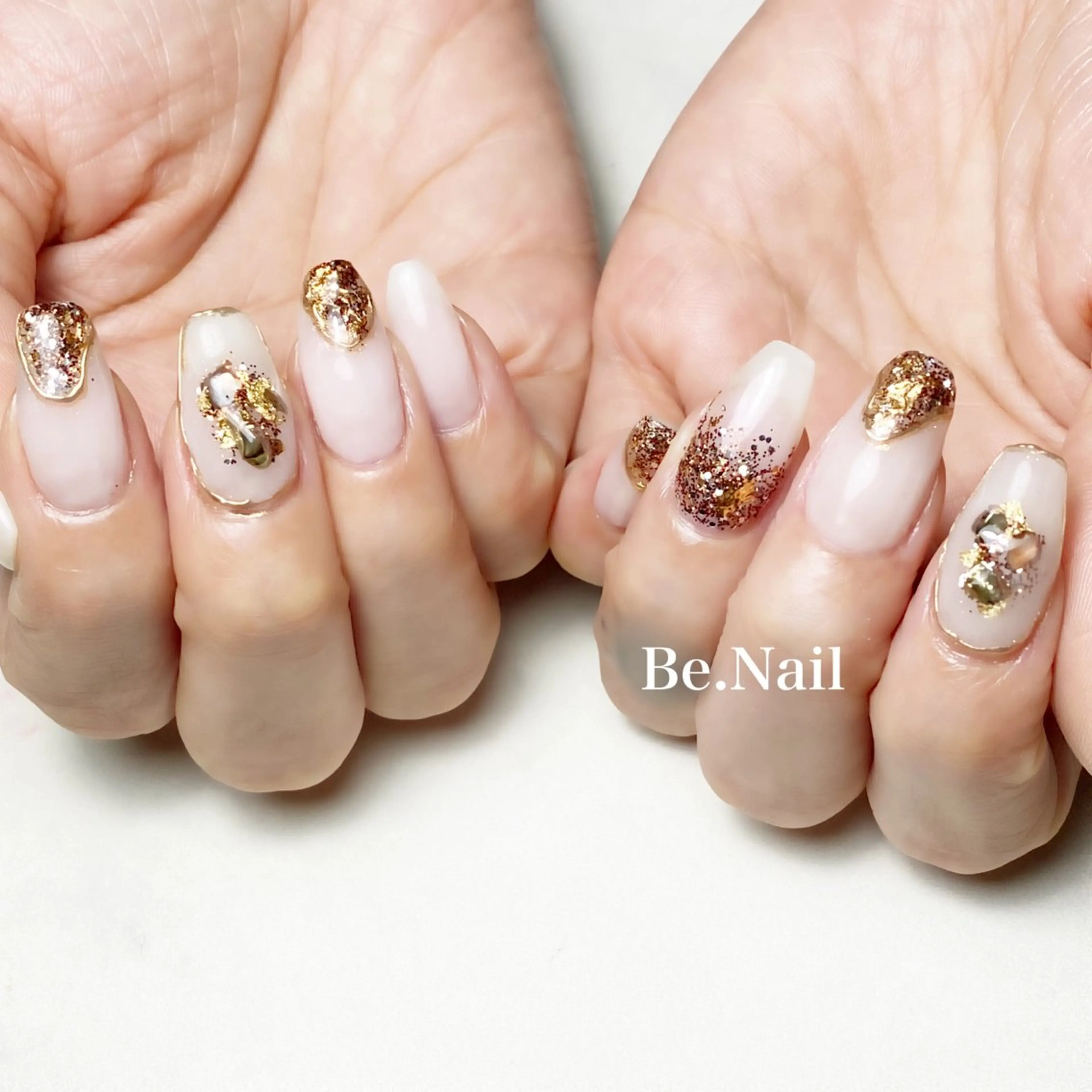 ネイル ジェルネイル ニュアンスネイル 春ネイル 夏ネイル Be. Nailのネイルデザイン
