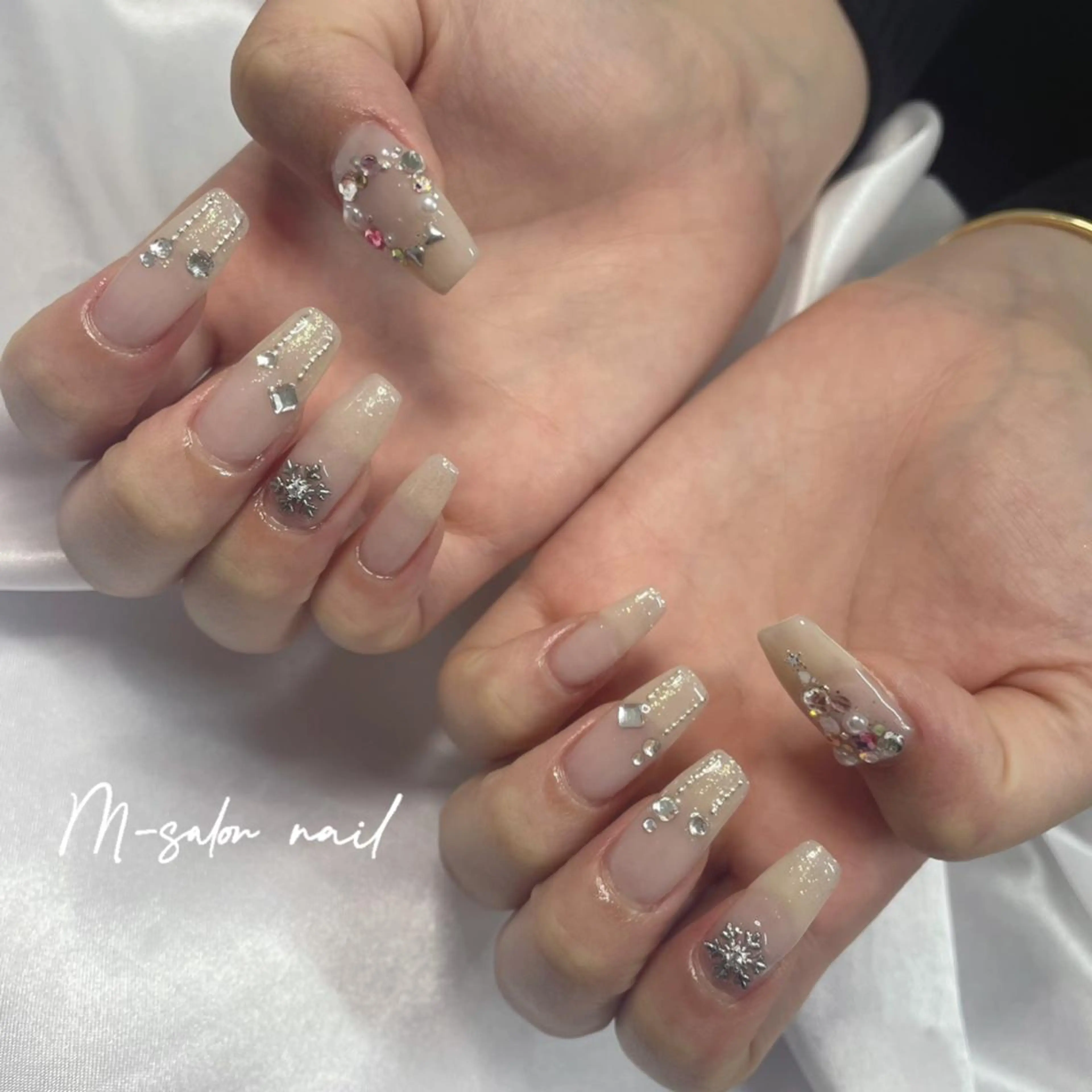 ネイル ハンドネイル 韓国/網紅/パーツ M-salonのネイルデザイン