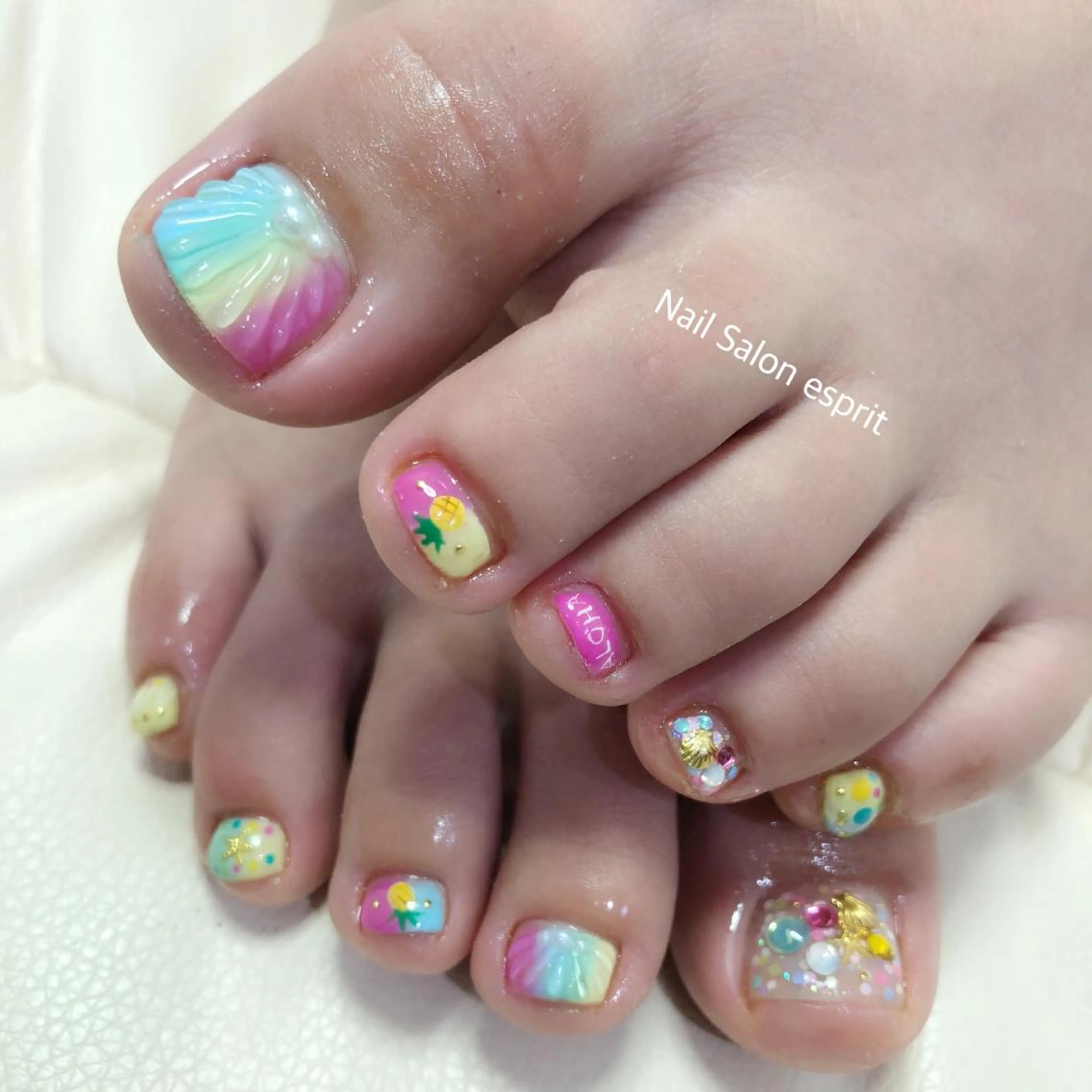 ネイル フットネイル Nail Salon espritのネイルデザイン