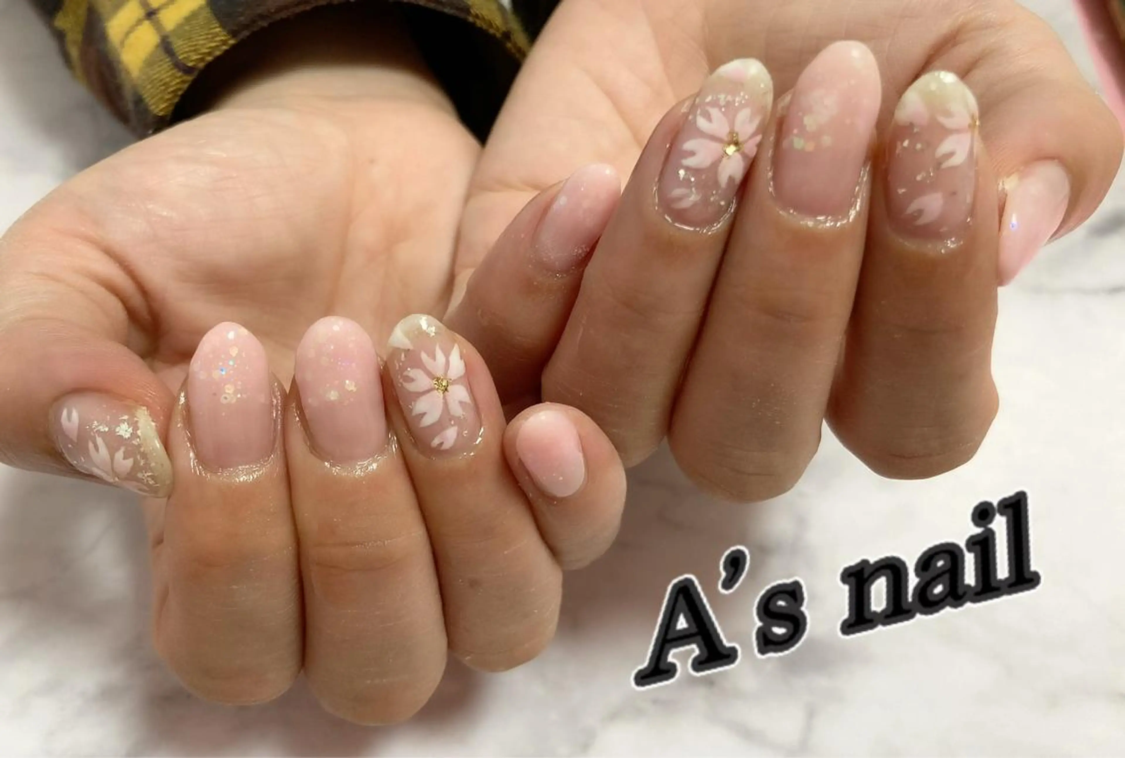 ネイル 桜ネイル その他(ネイル) エース ネイルのネイルデザイン