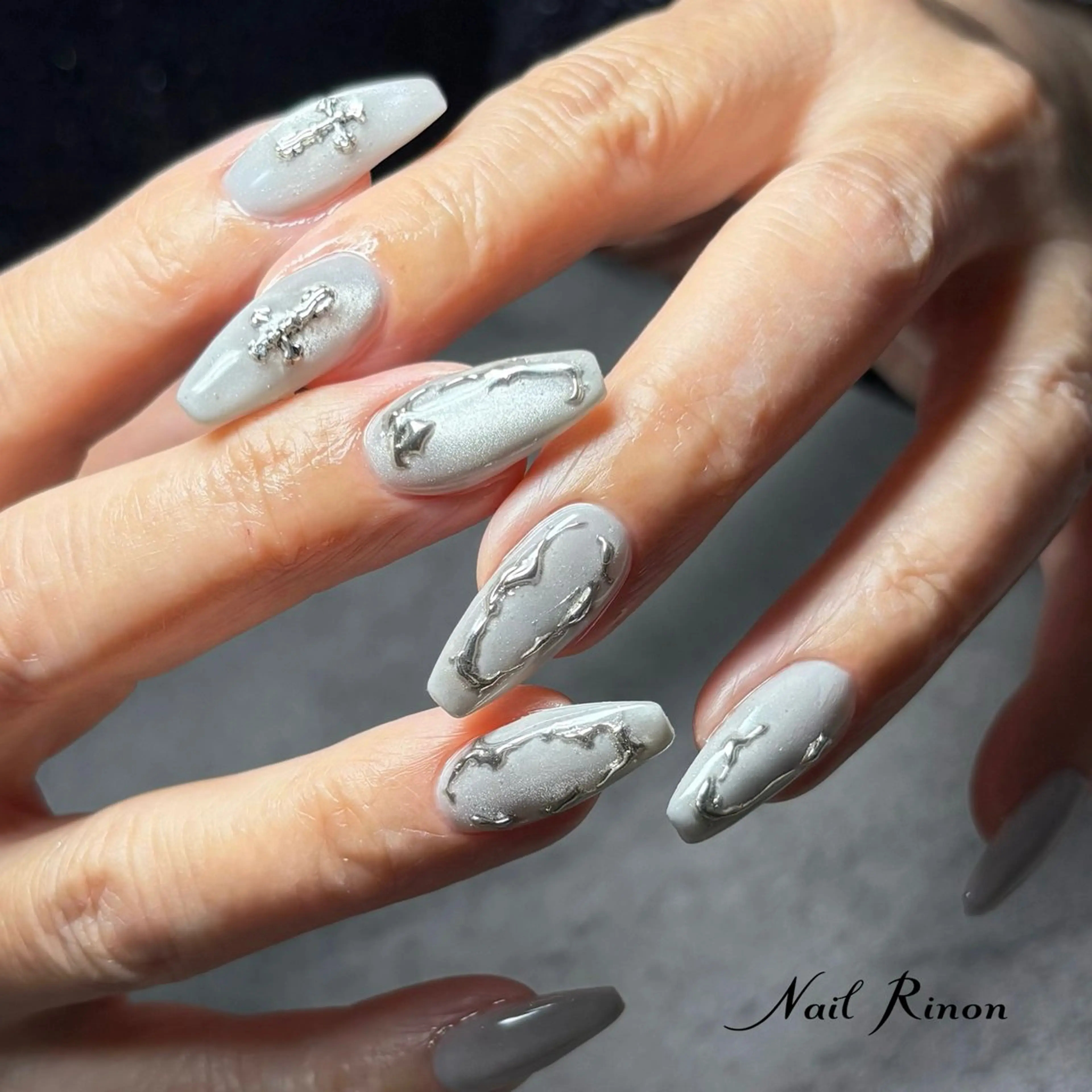 ネイル ニュアンスネイル ハンドネイル Nail Rinonのネイルデザイン