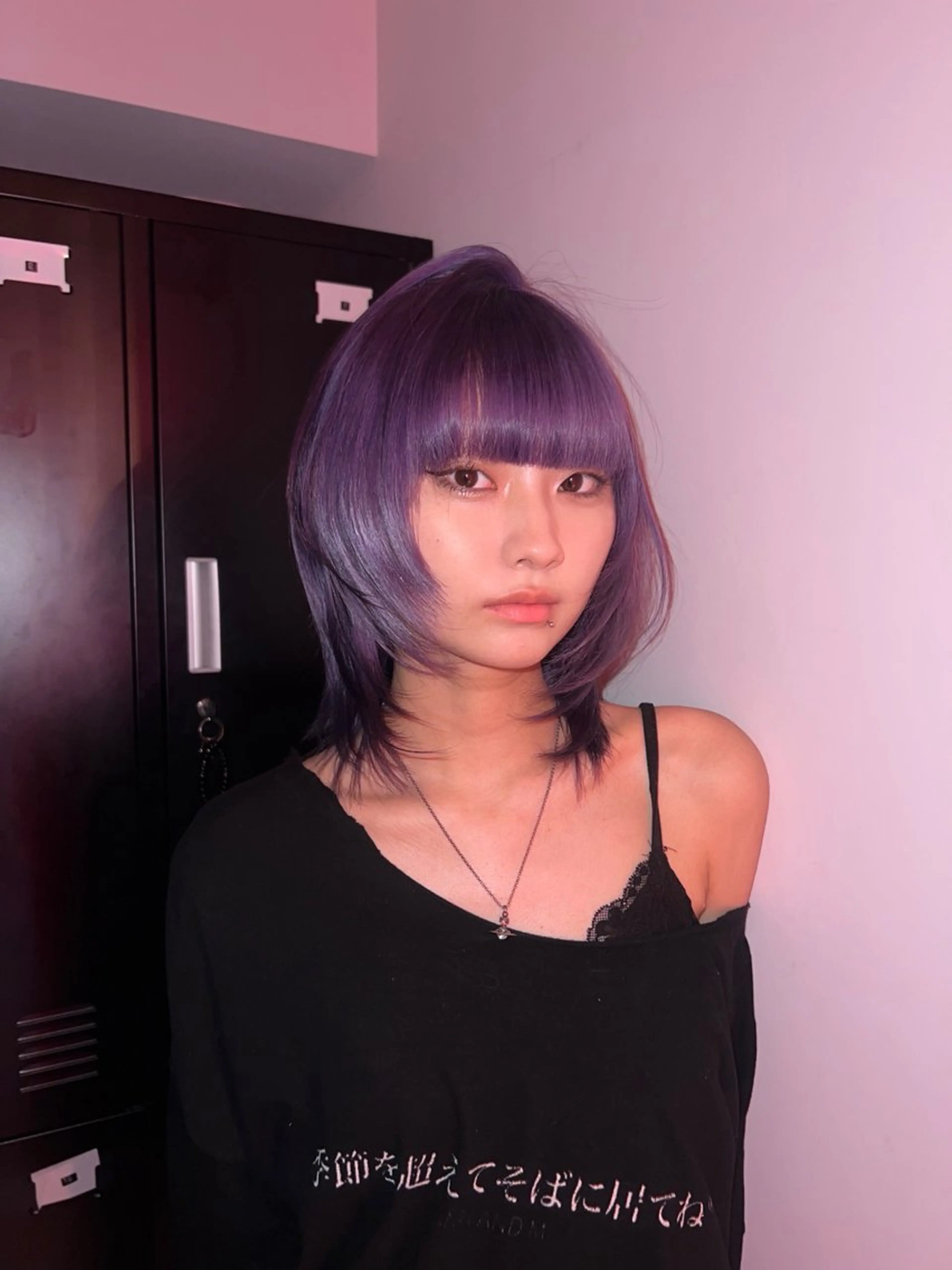 ミディアム ヘアカラー AIRA/ブリーチ ‪/透明感カラーのヘアスタイル