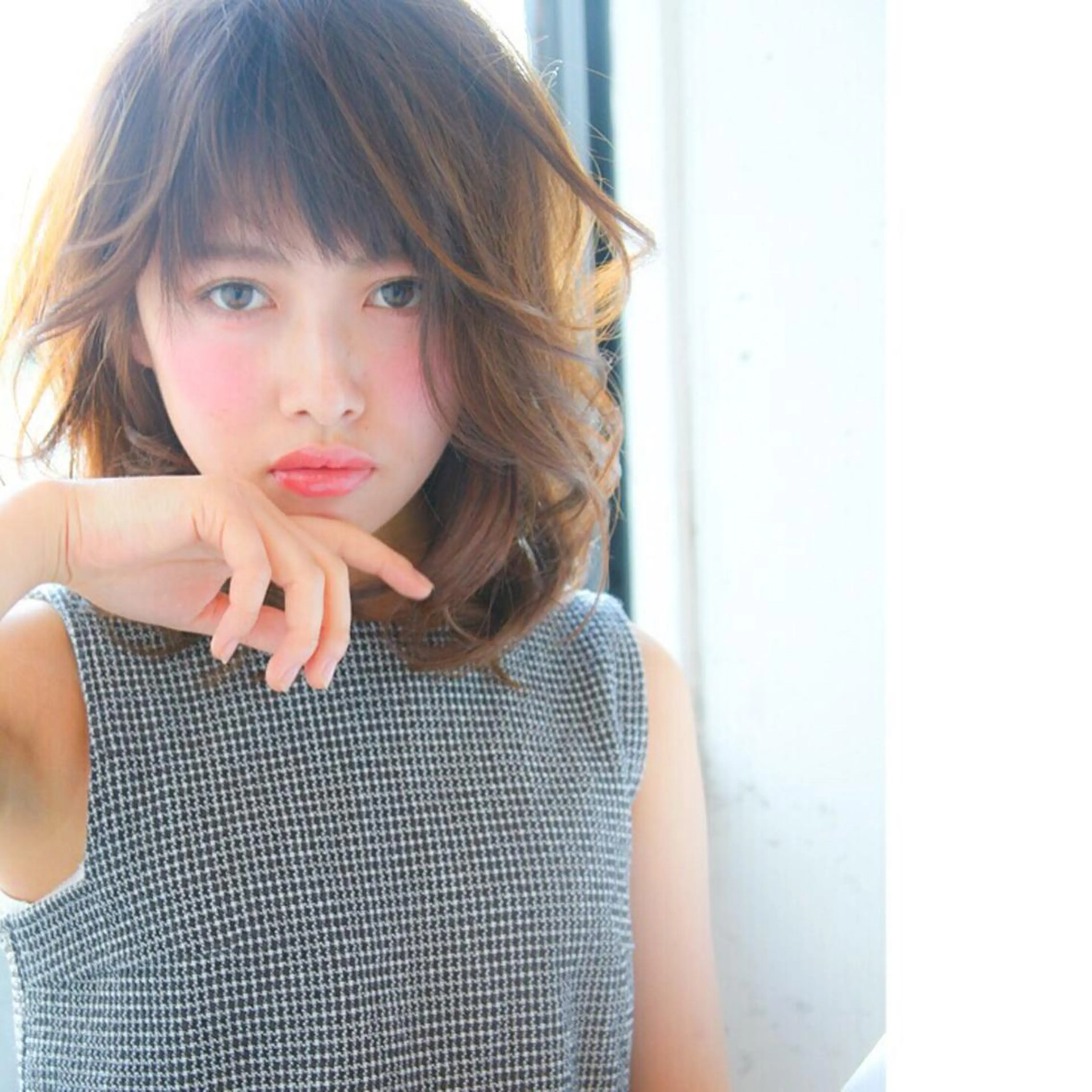 ミディアム hertim所属・髪質改善縮毛矯正 専門店のヘアスタイル