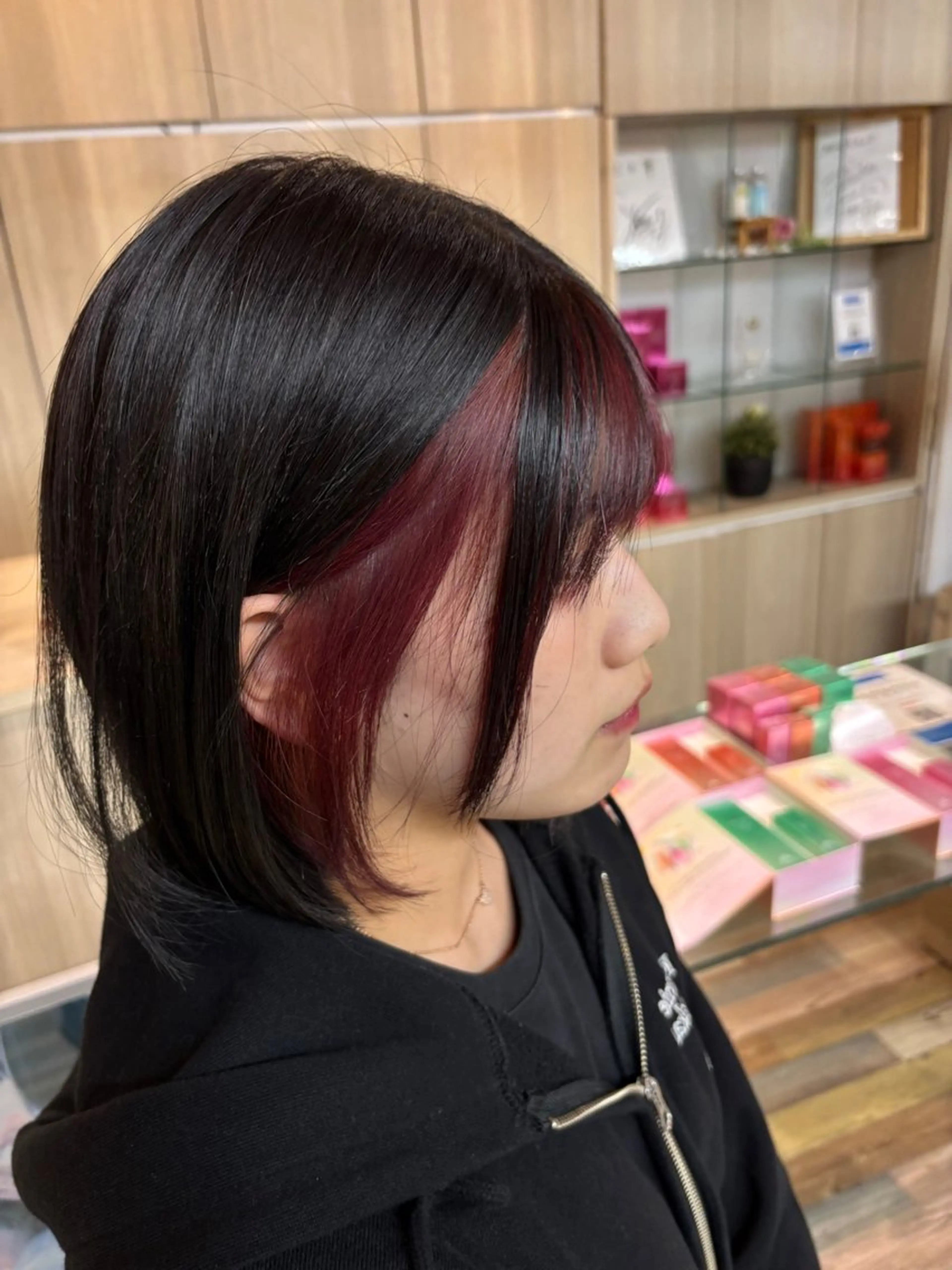 【営業後モデル限定価格】インナーカラー❣️➕1stepトリートメント付き！の写真