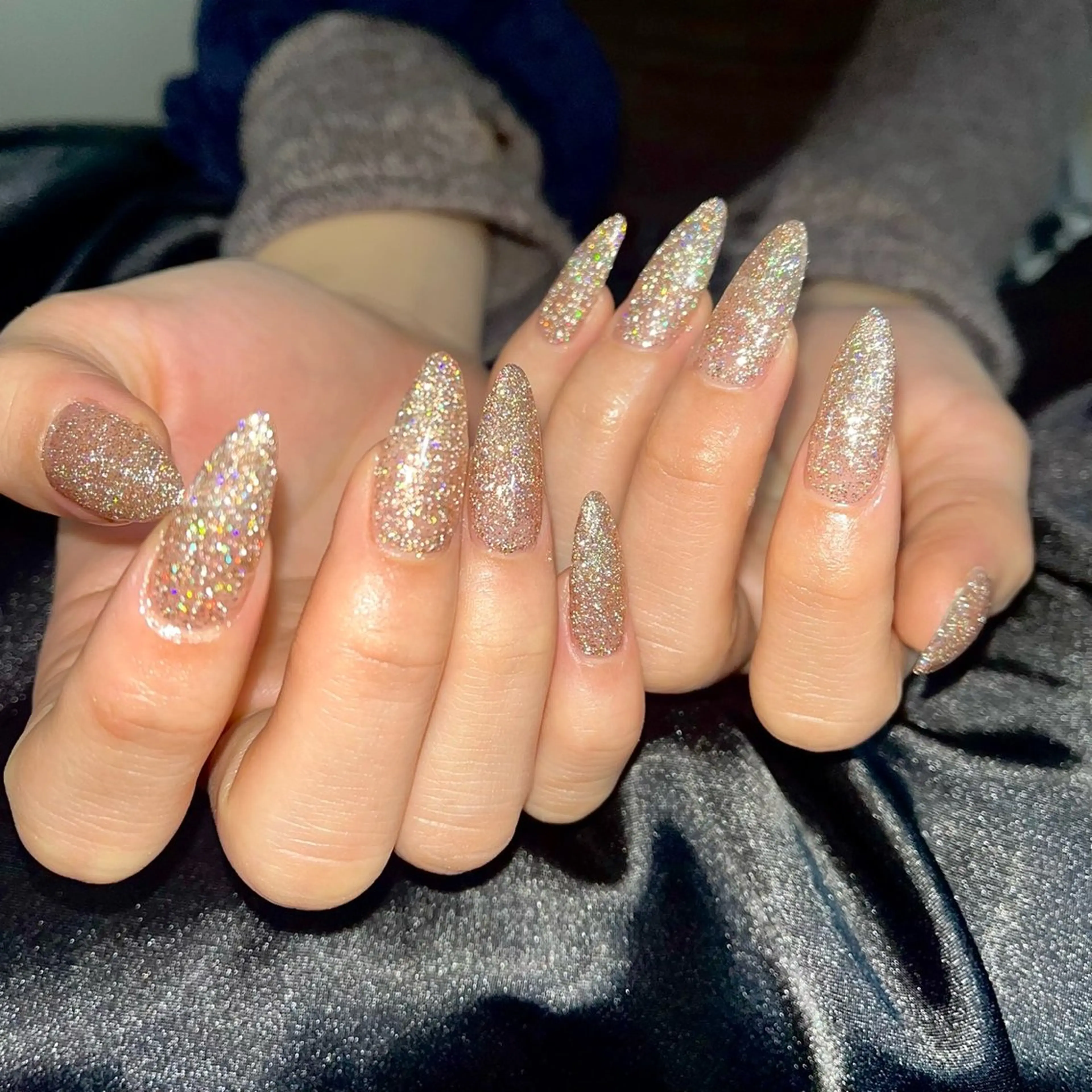 ネイル チークネイル 桜ネイル 長さ出し フットネイル ジェルネイル ハンドネイル Maika's nailのネイルデザイン