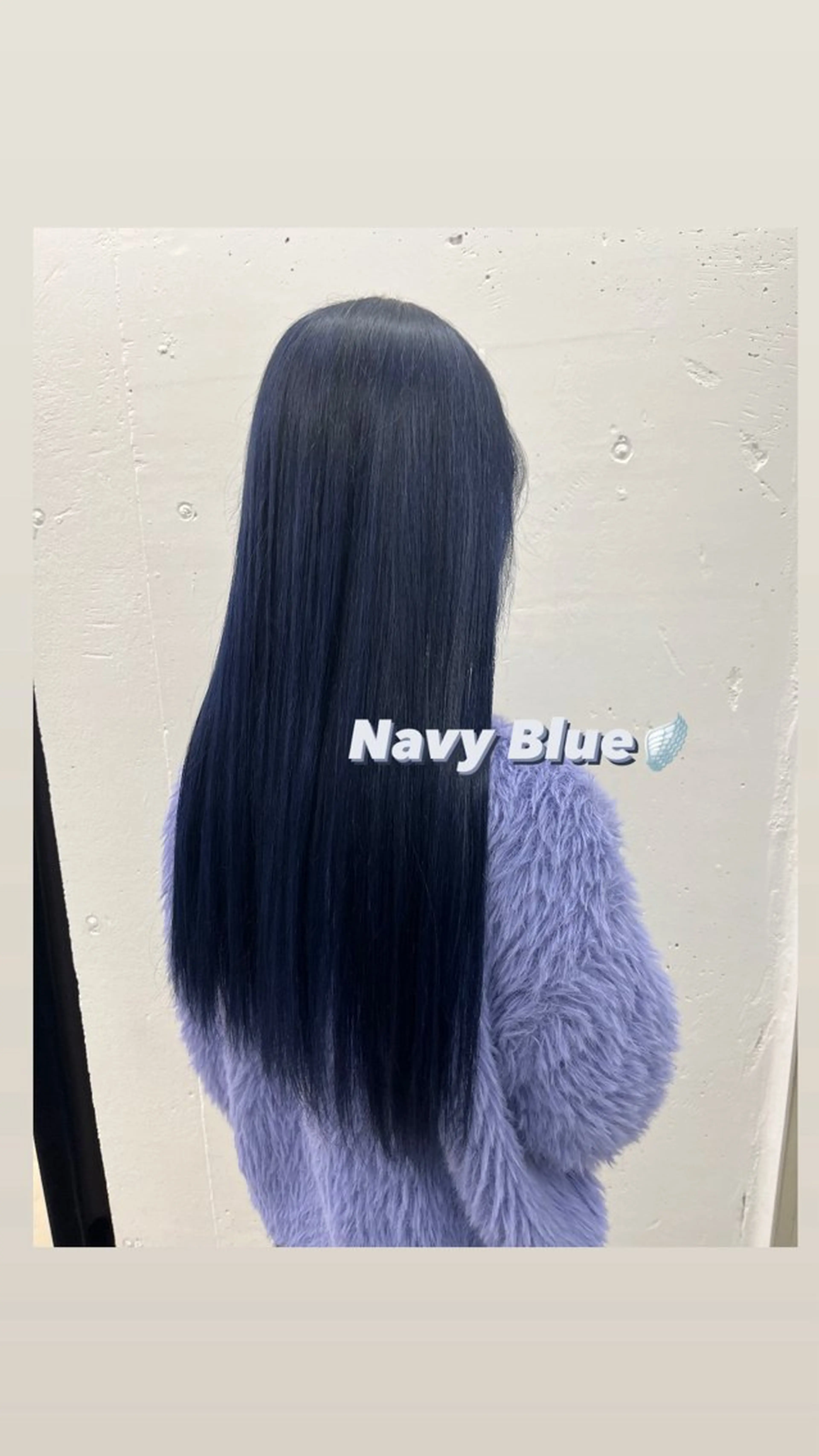ロング カラー ブルーカラー ネイビーカラー ヘアカラー 🫧Ameri🫧 JILLSTUDIOのヘアスタイル