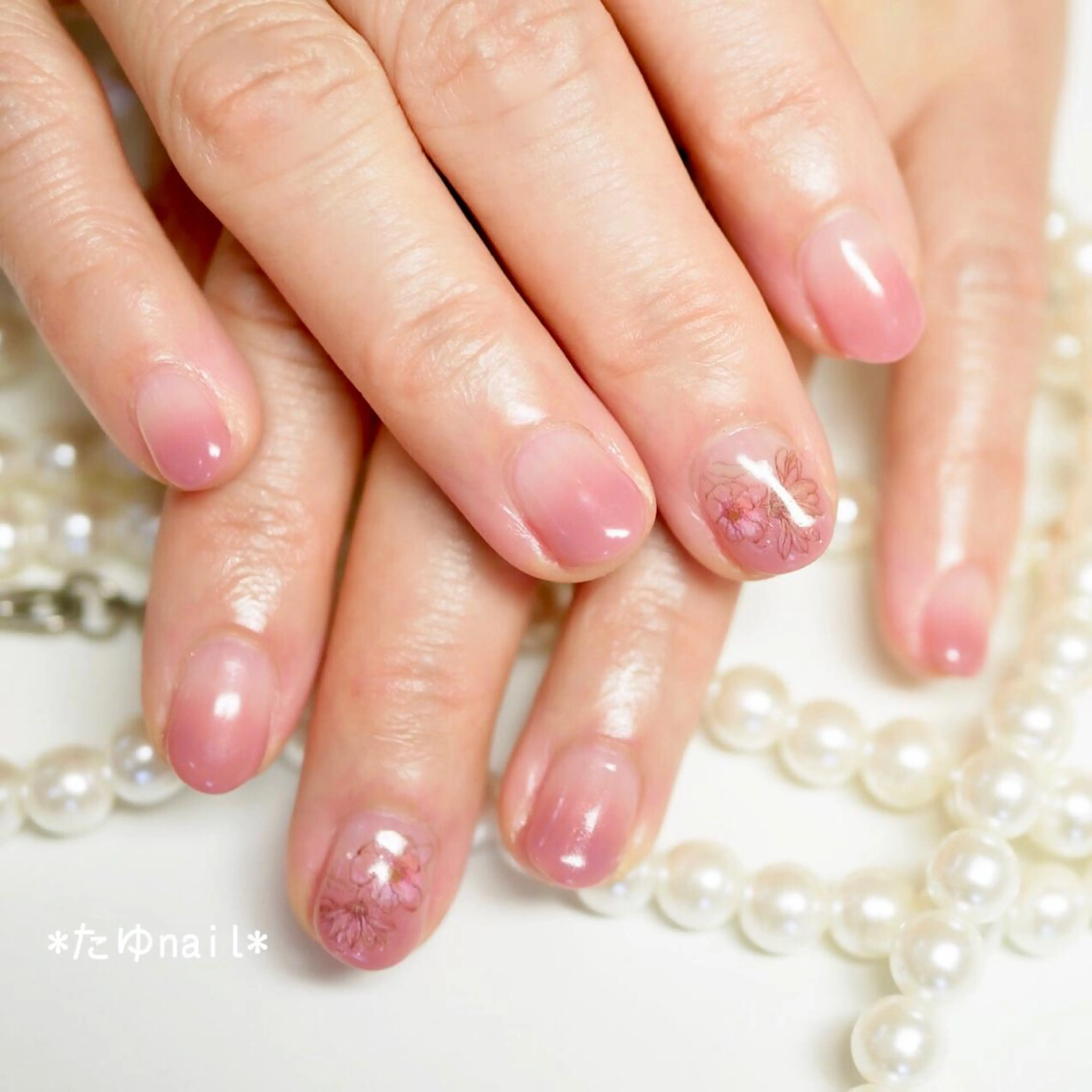 ネイル ハンドネイル ネイルサロン・ネイルスクール たゆnail所属・ネイルサロン 【たゆnail】のネイルデザイン