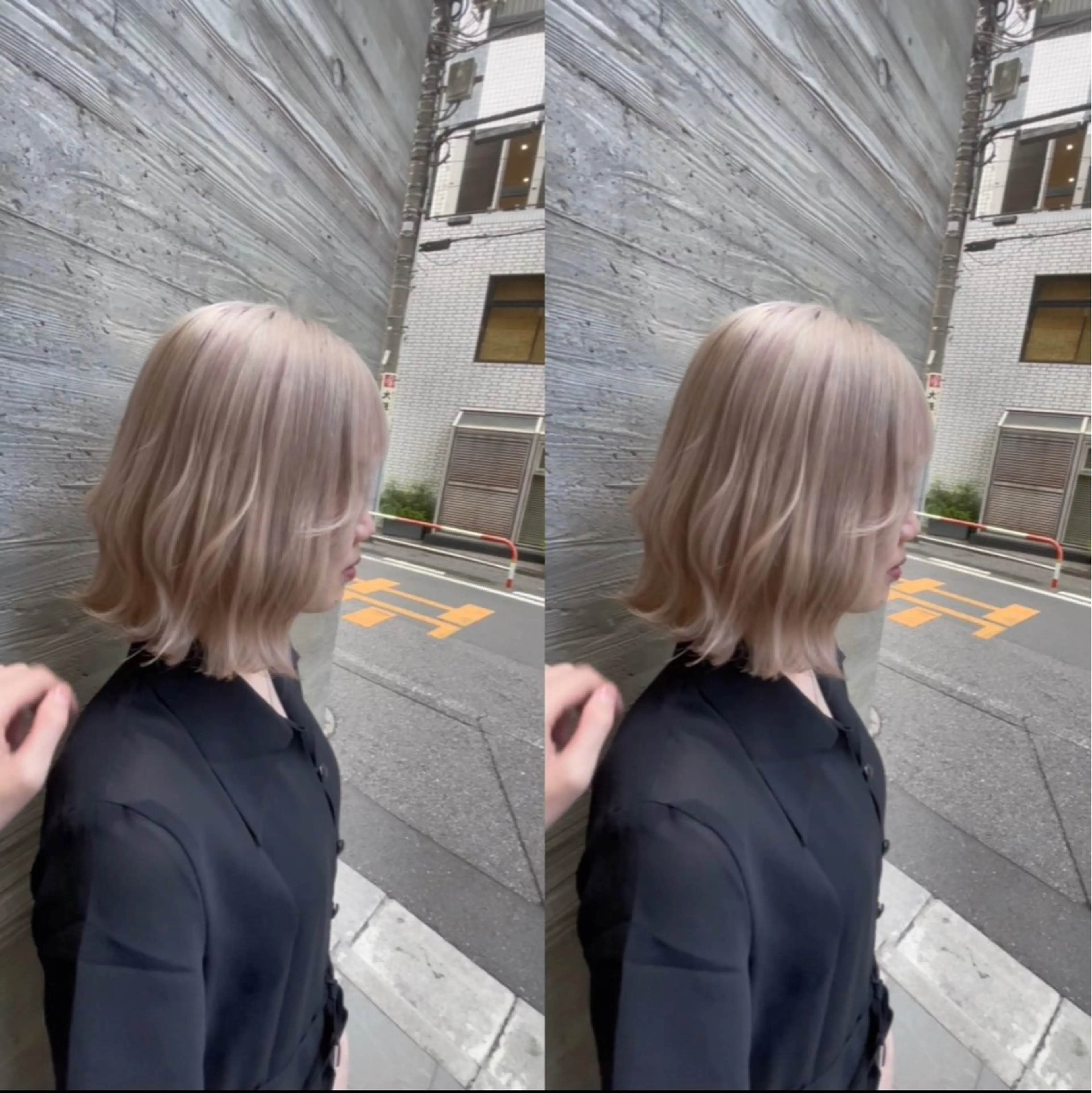 ショート カラー ブリーチ ケアブリーチ デザインカラー イヤリングカラー ハイトーンカラー カット ヘアカラー トリートメント オージュアソムリエ DAIKI⭐️のヘアスタイル