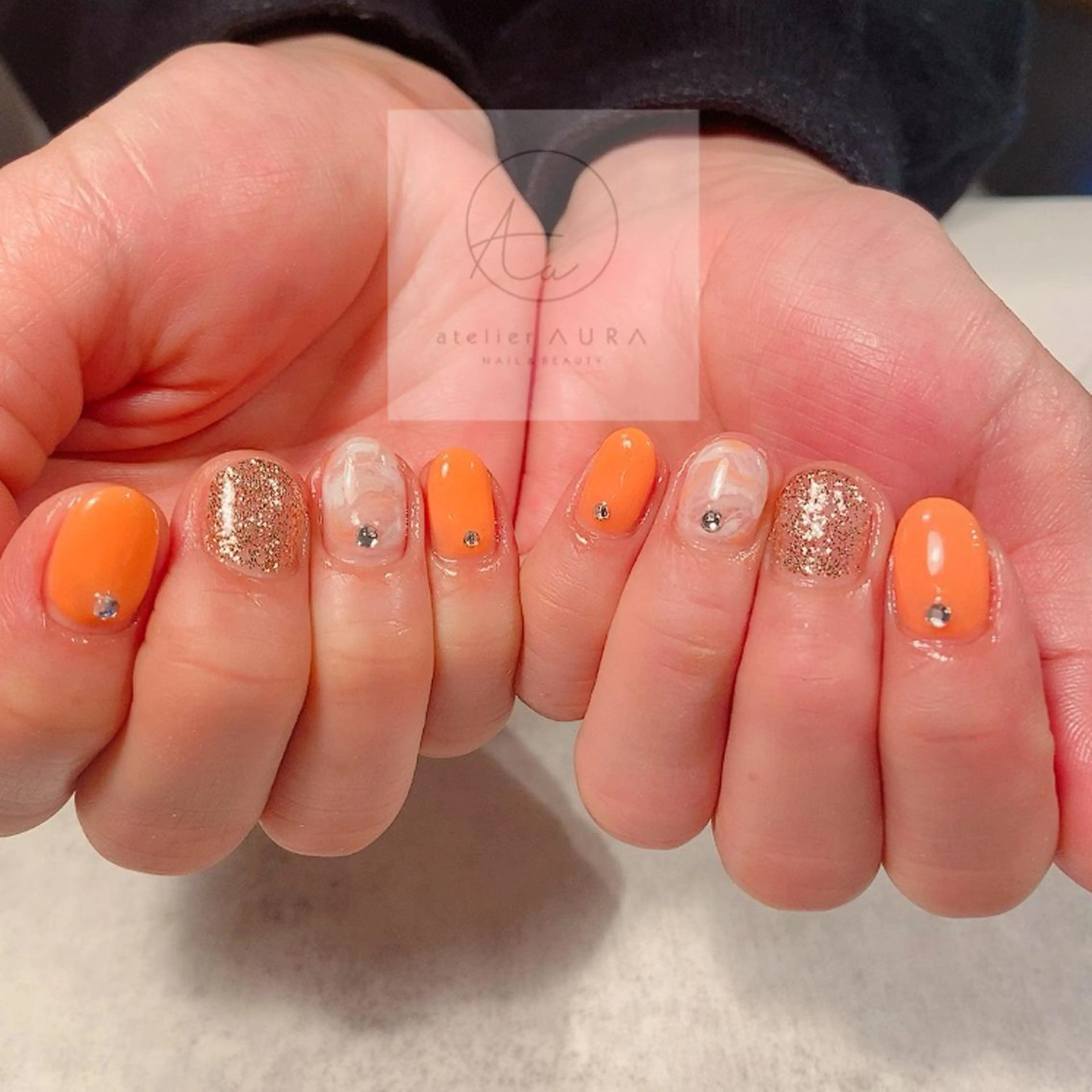 ネイル atelier AURA ｱﾄﾘｴ ｱｳﾗ所属・atelier AURAのネイルデザイン