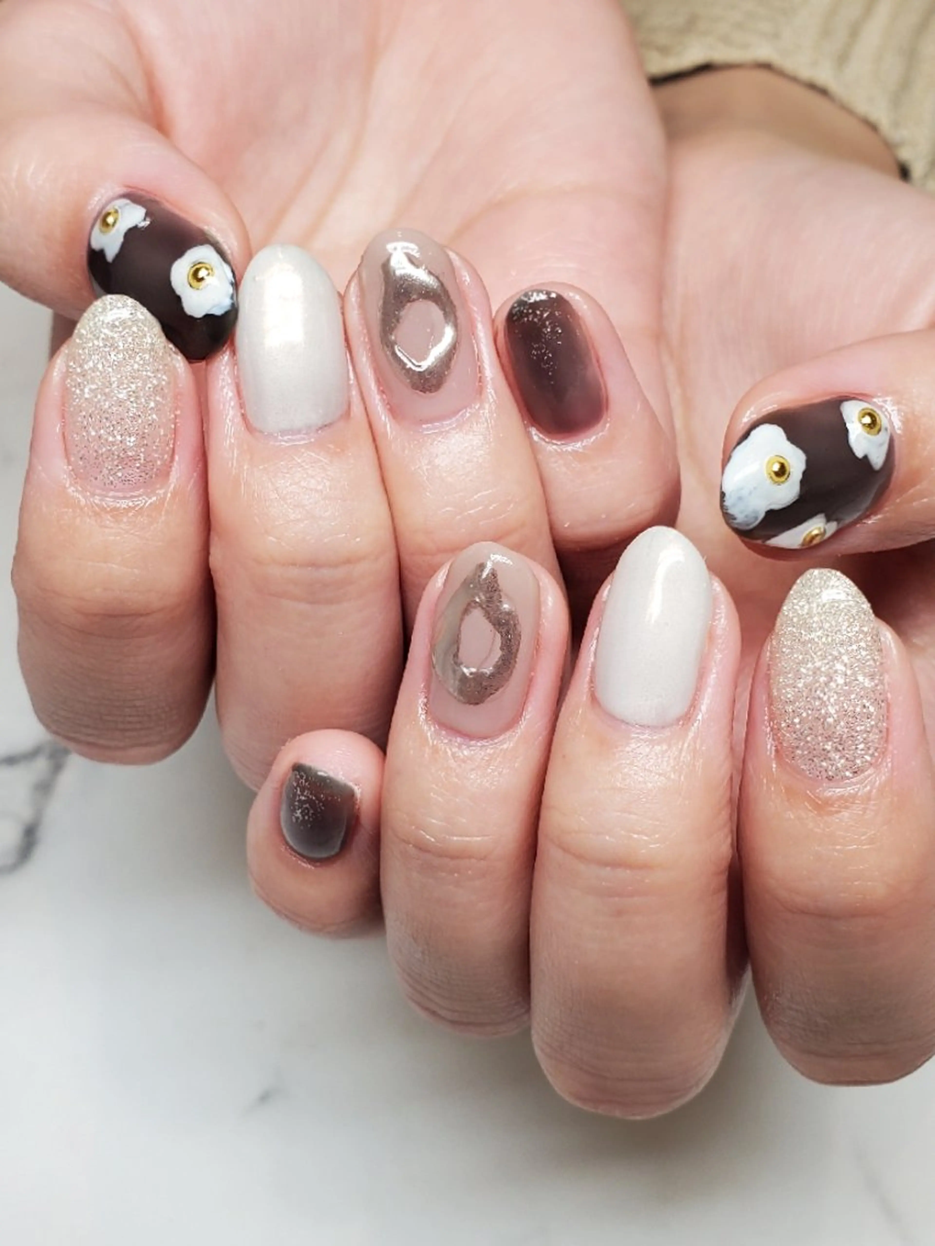 ネイル ハンドネイル ୨୧arc マツダ୨୧のネイルデザイン