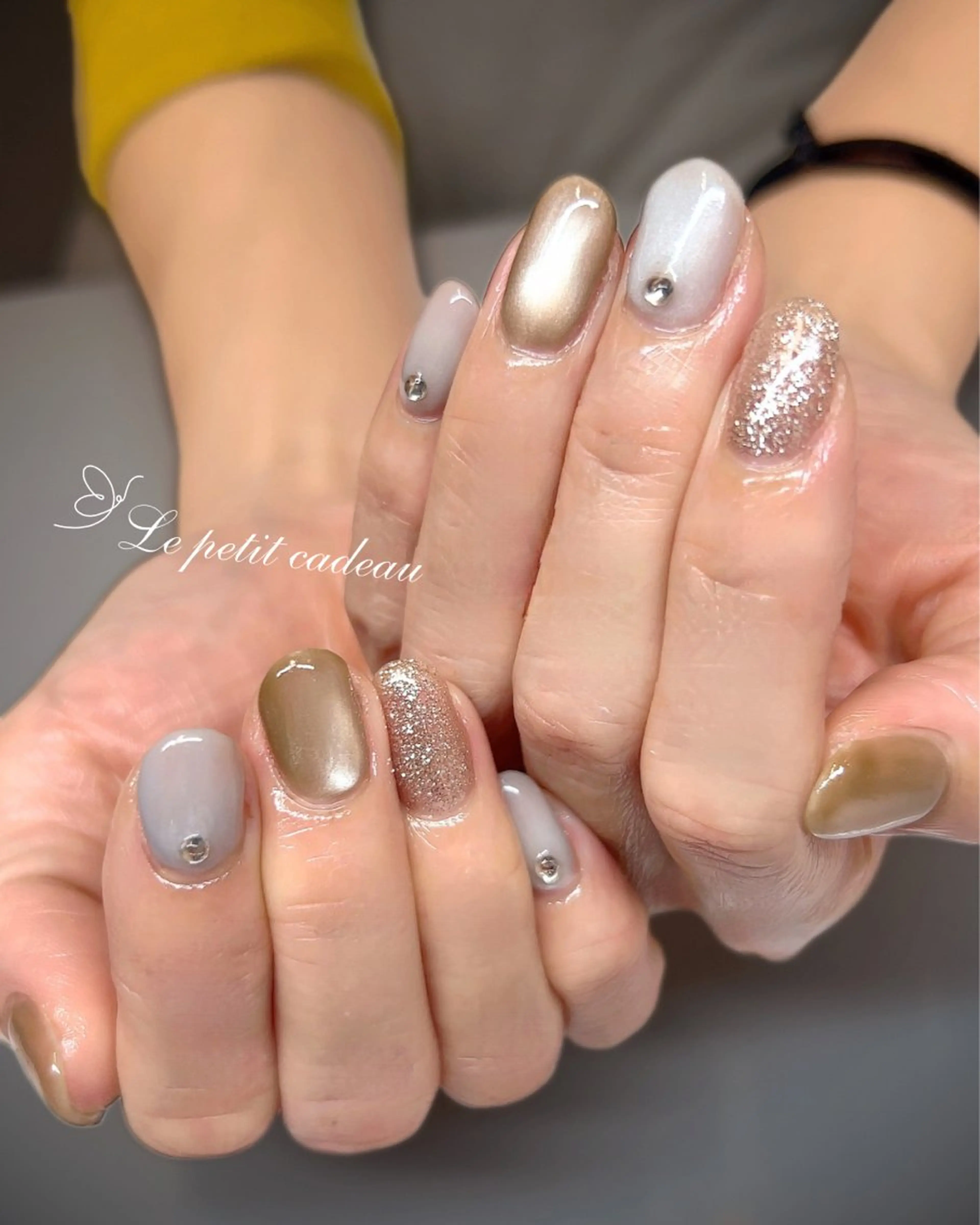 ネイル キラキラネイル 栗山 カンナのネイルデザイン