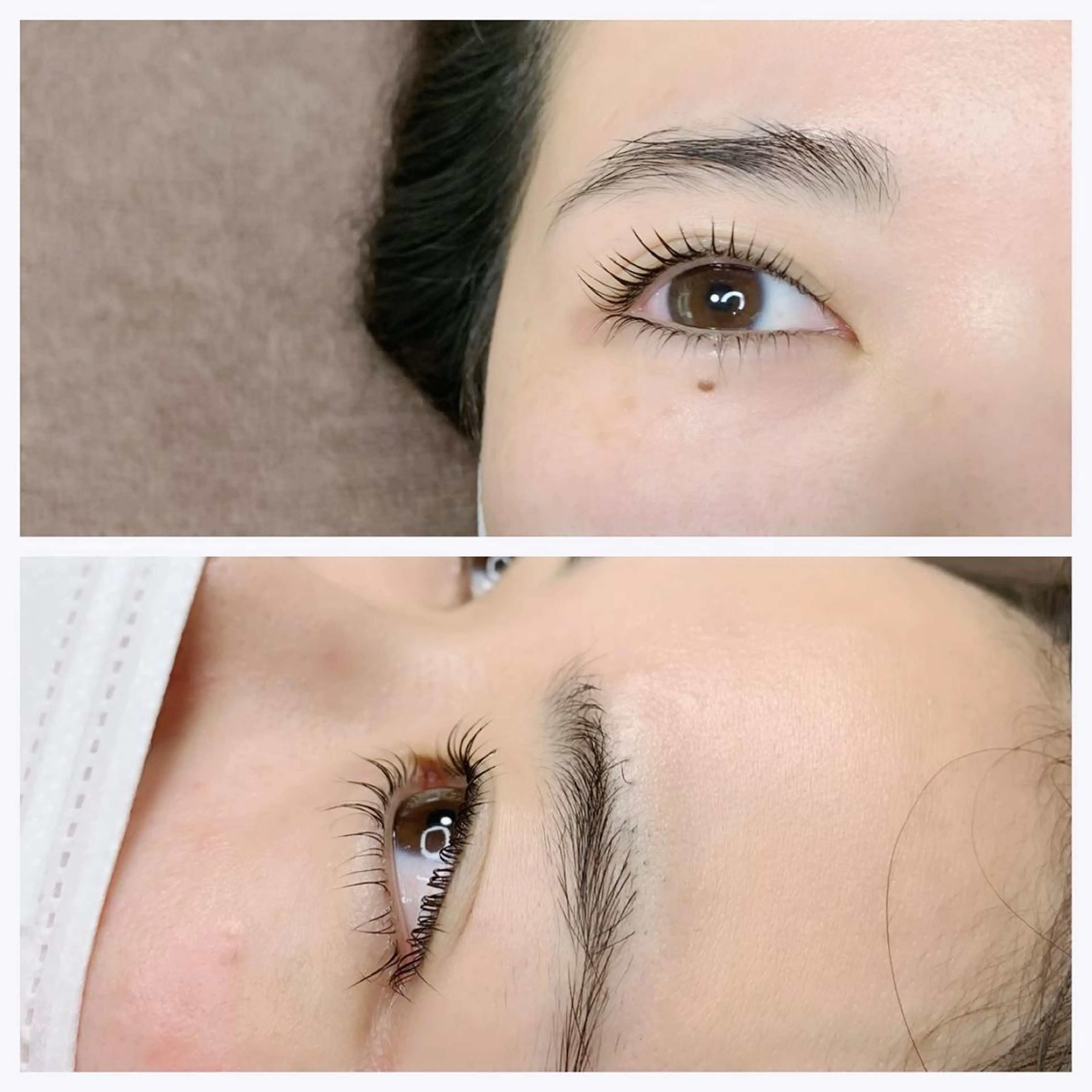 今だけ限定❤︎ご新規様のみミニモ価格‼︎上はパリジェンヌラッシュ♡下まつげパーマとセットメニュー♡9300円→5660円の写真