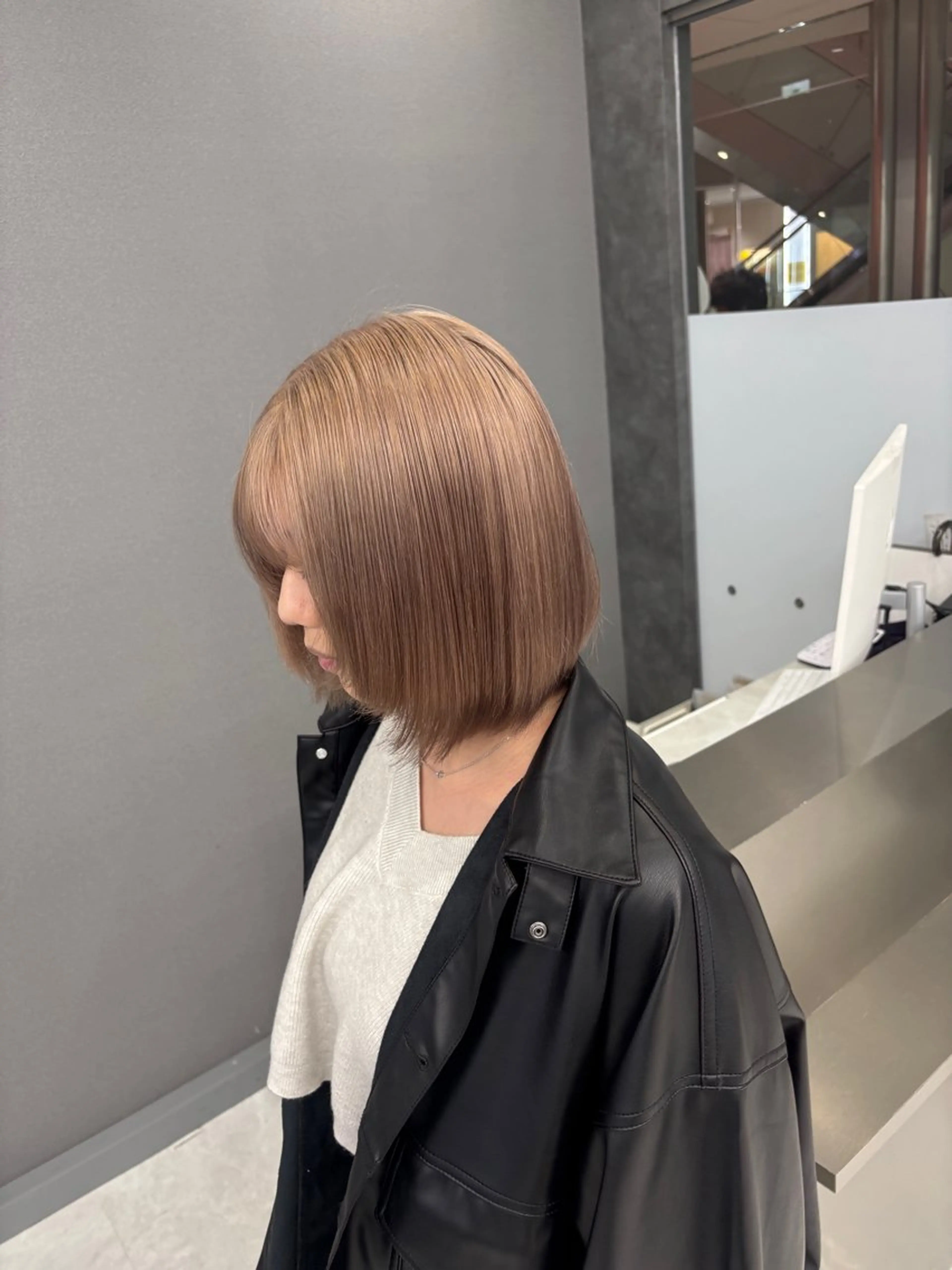 ショート カラー カット ヘアカラー トリートメント ミルクティー/ピンク カラー/ みう🎀のヘアスタイル