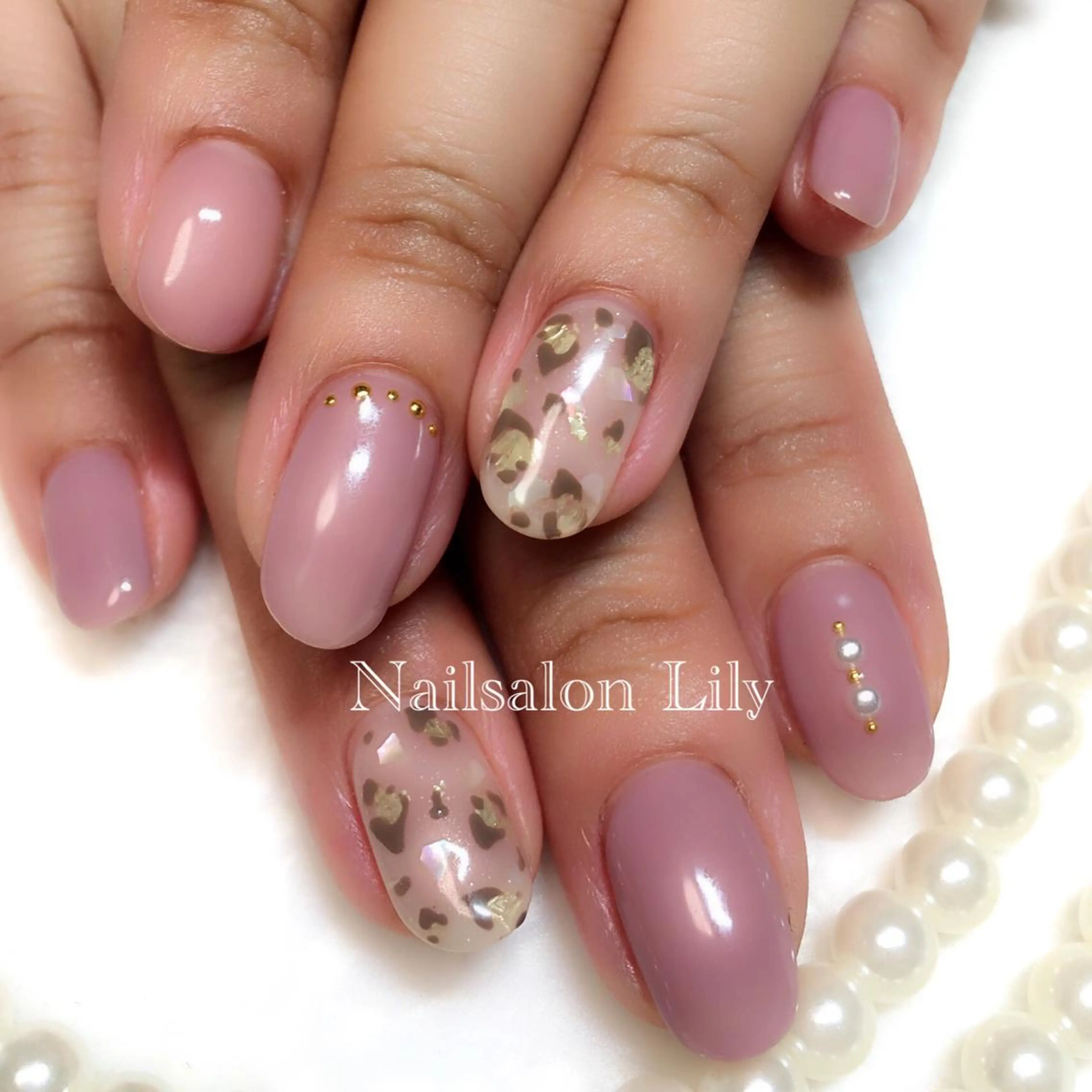ネイル アニマル柄 Nailsalon Lilyのネイルデザイン