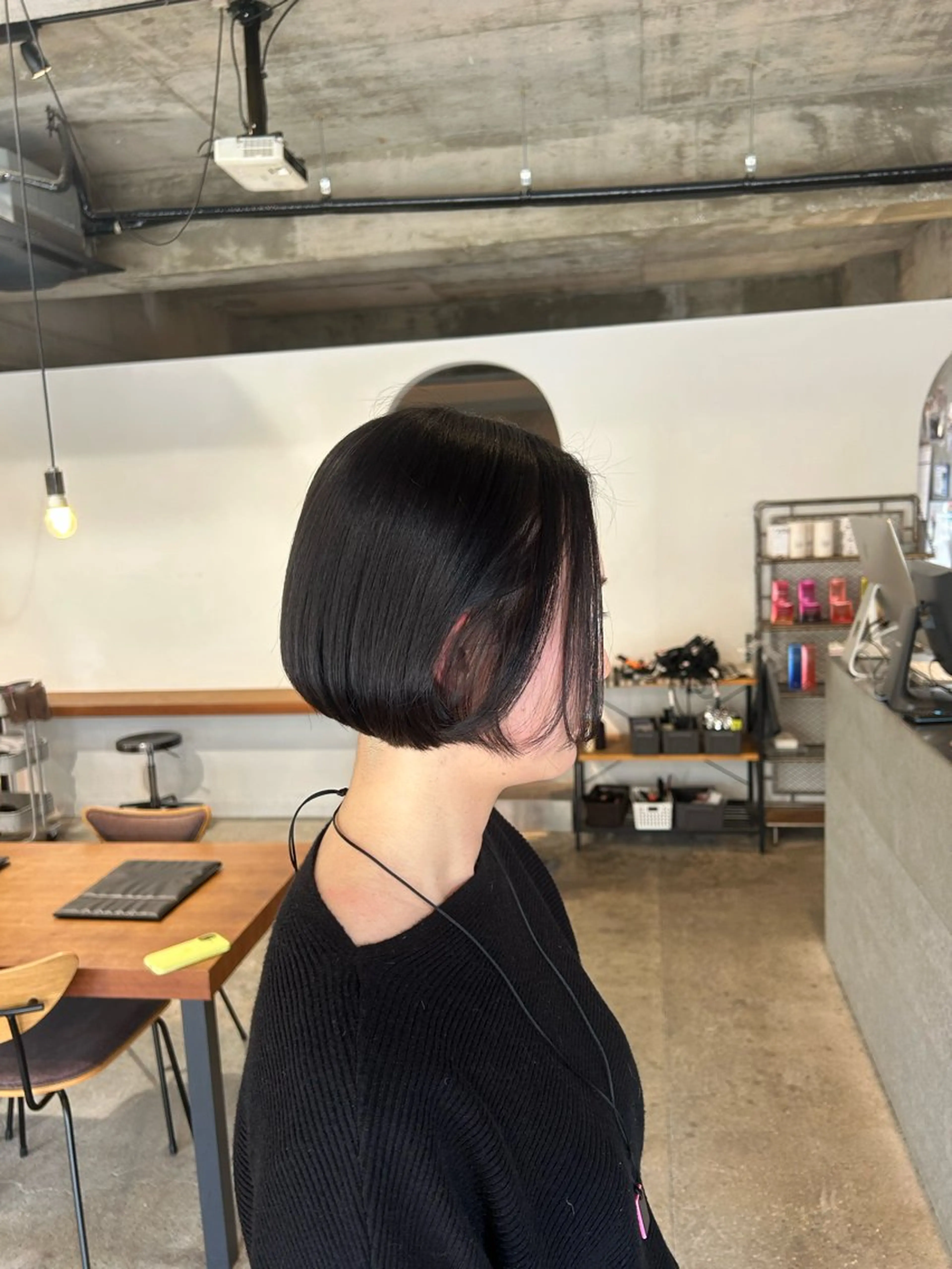 ショート ボブ カット 【メンズモデル 募集中】永嶋芽衣のヘアスタイル