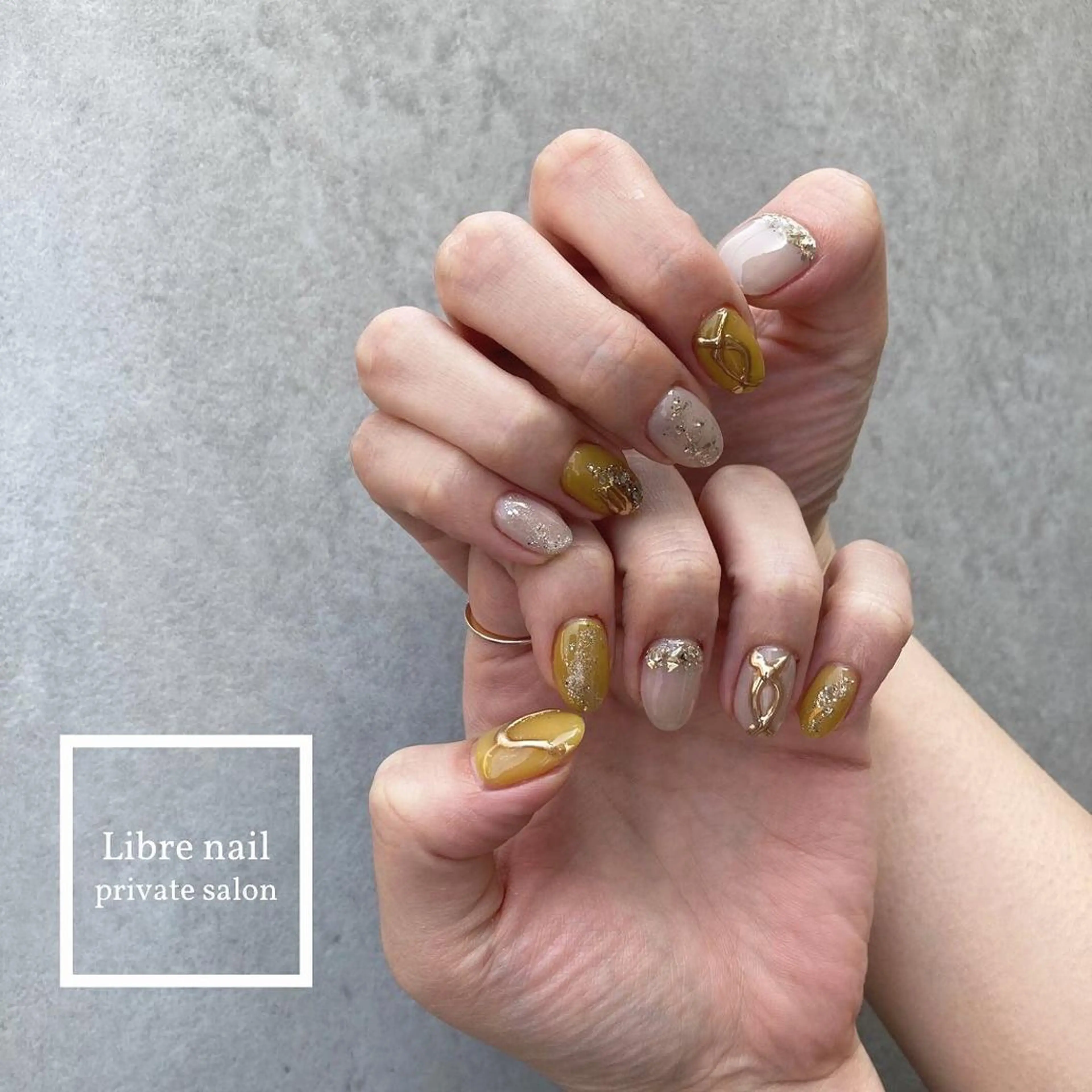 ネイル アートネイル 春ネイル 【Libre】 -ﾘﾌﾞﾚﾈｲﾙ-のネイルデザイン