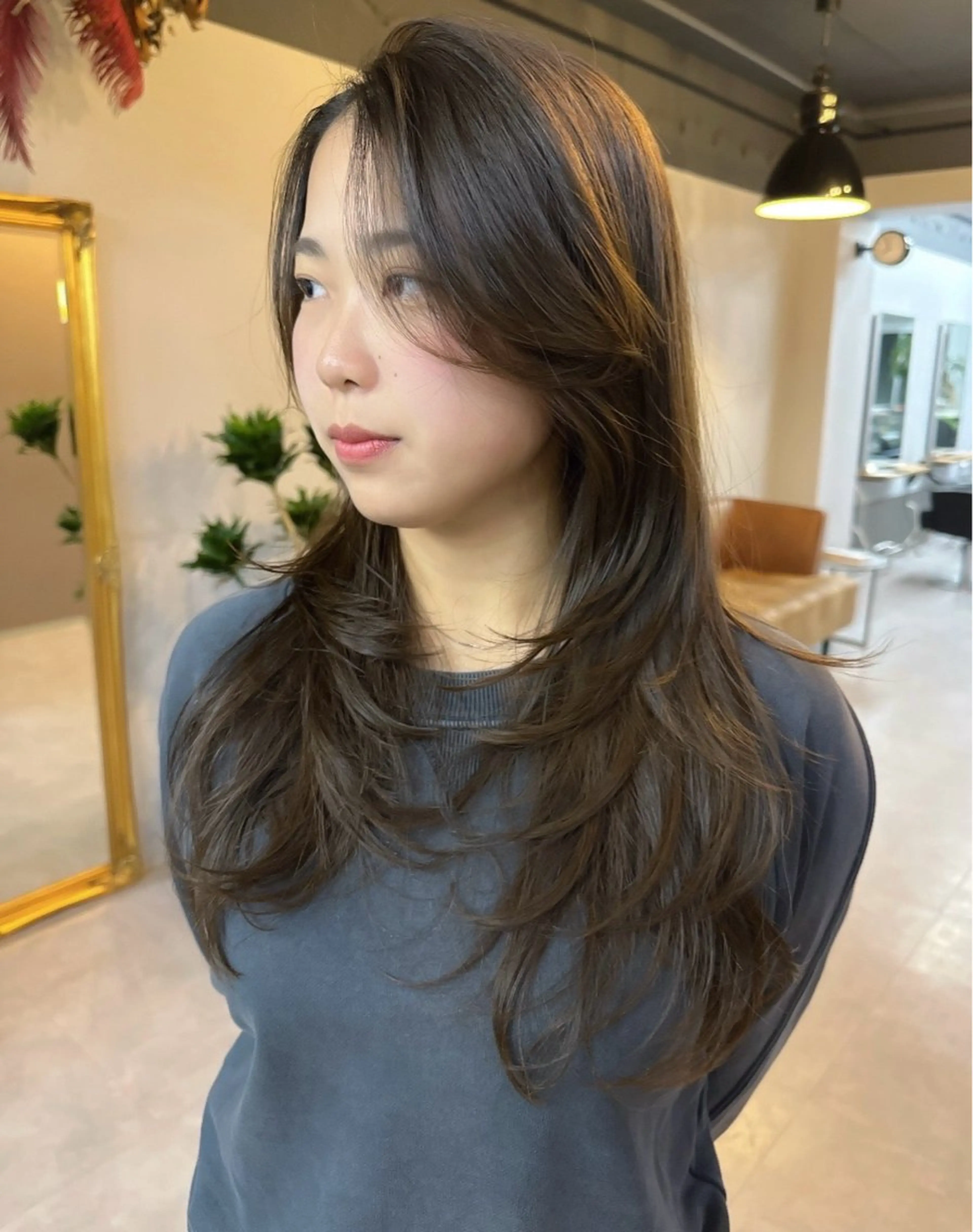 ロング カット トリートメント Ruika/海外ヘア /レイヤーカットのヘアスタイル