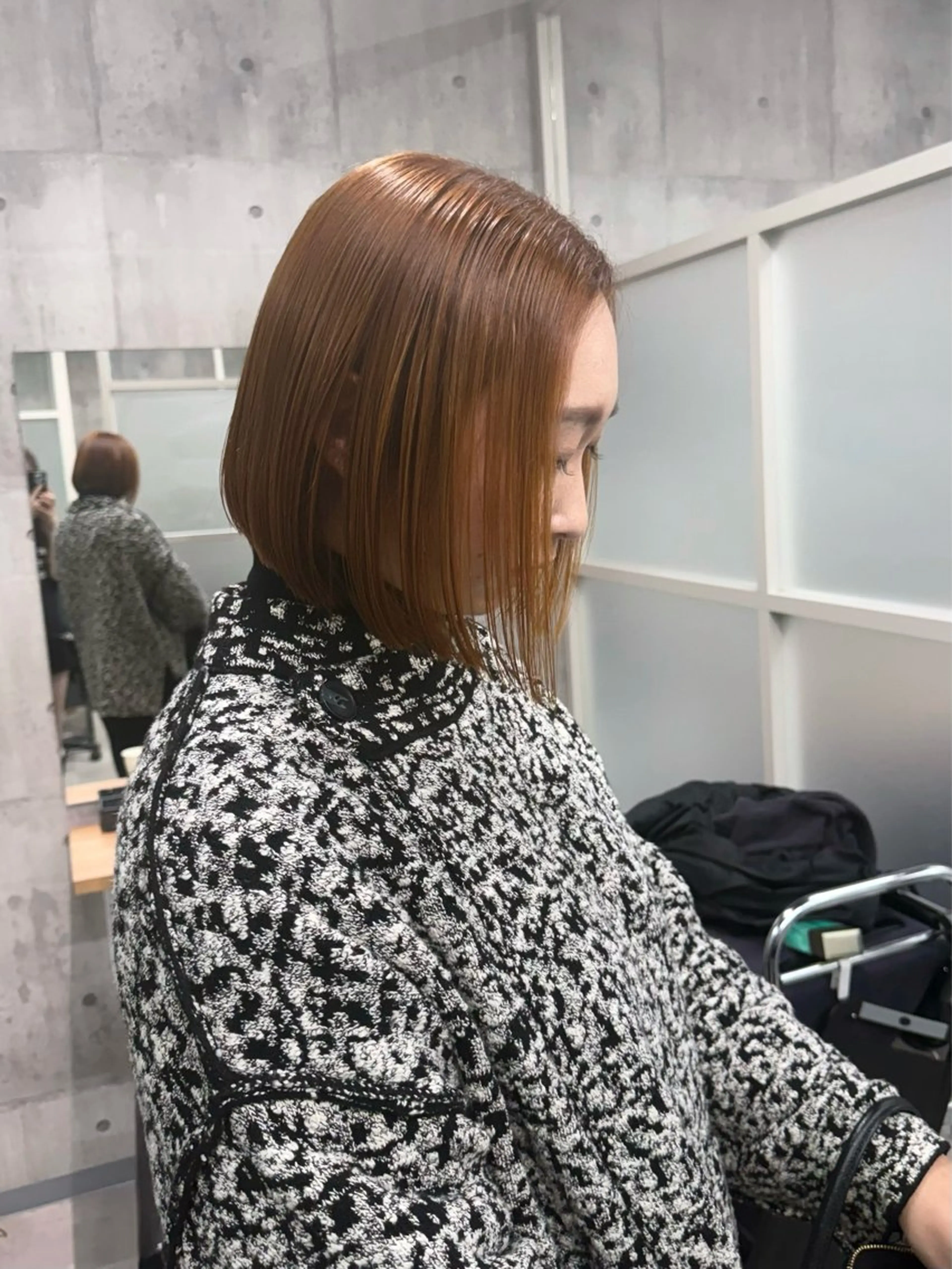 ショート カット ヘアカラー トリートメント ayano /レイヤー/艶カラーのヘアスタイル