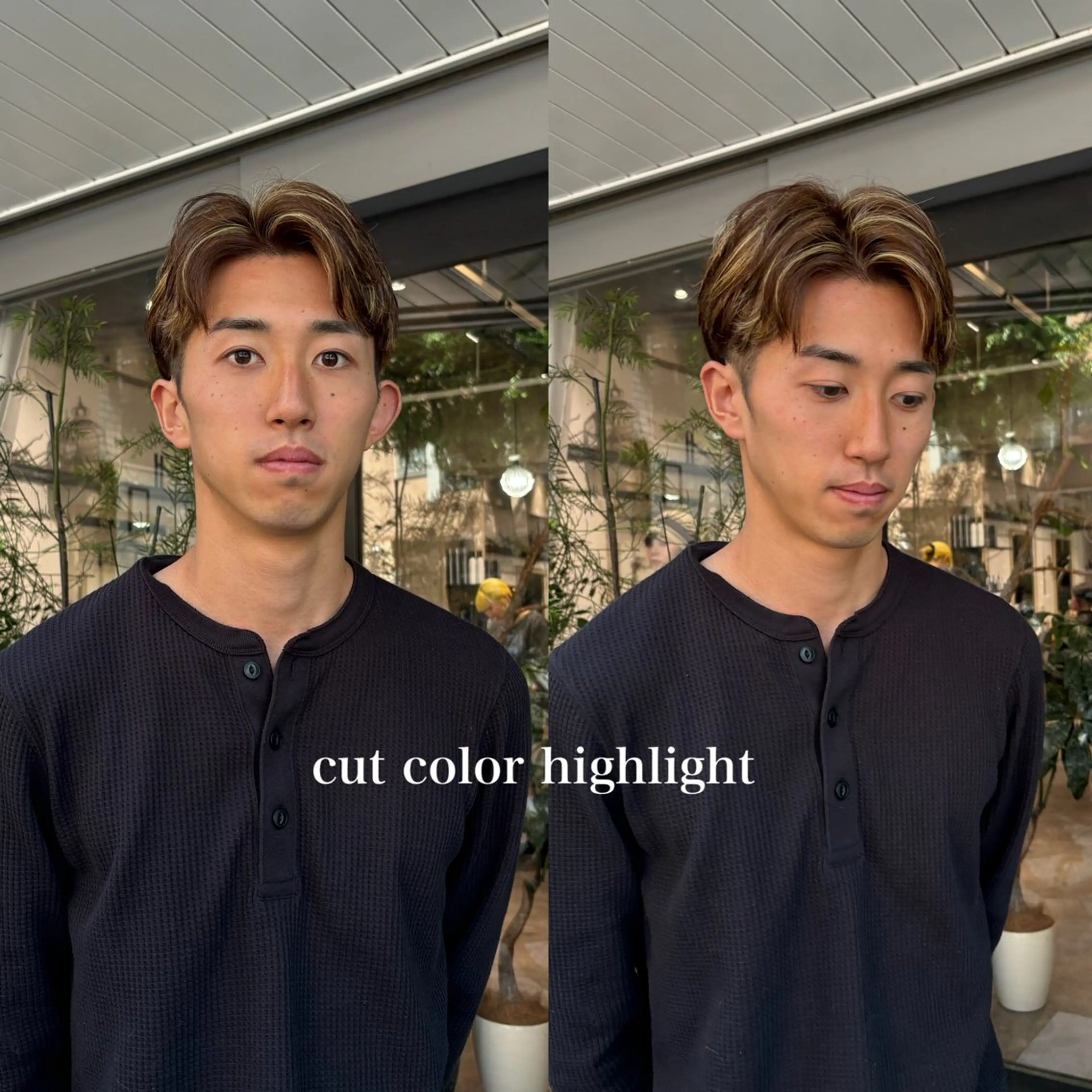 ショート メンズ ヘアカラー ZEST kalon RINAのヘアスタイル